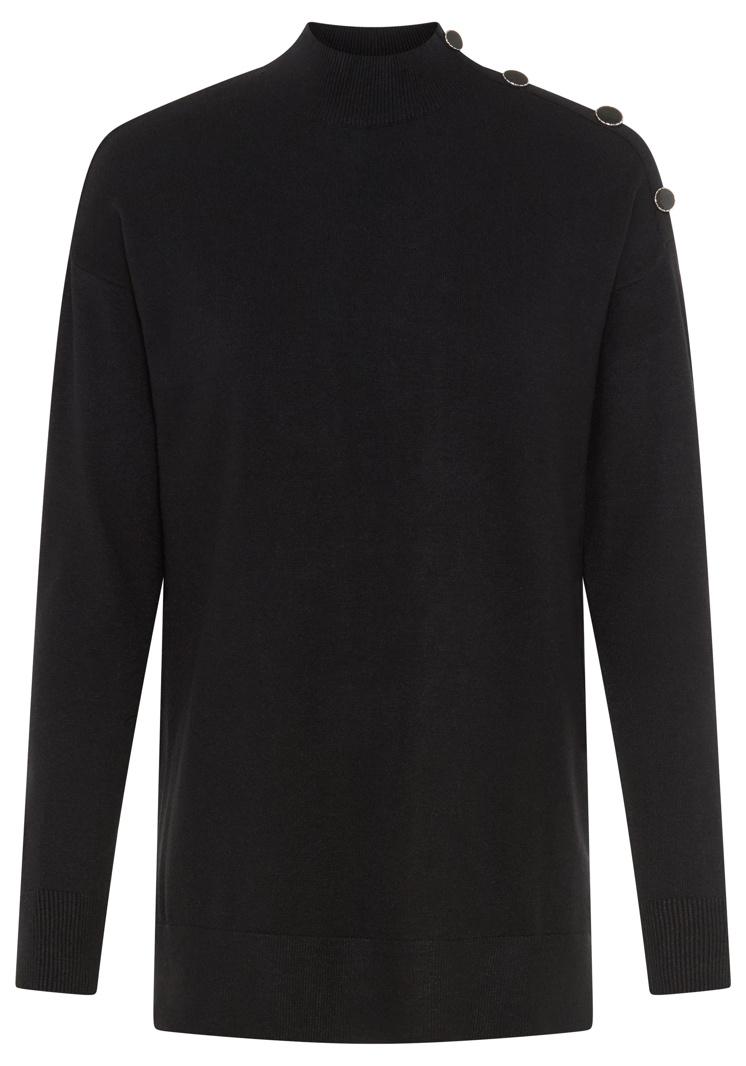 Stehkragenpullover aus weicher Viskosemischung