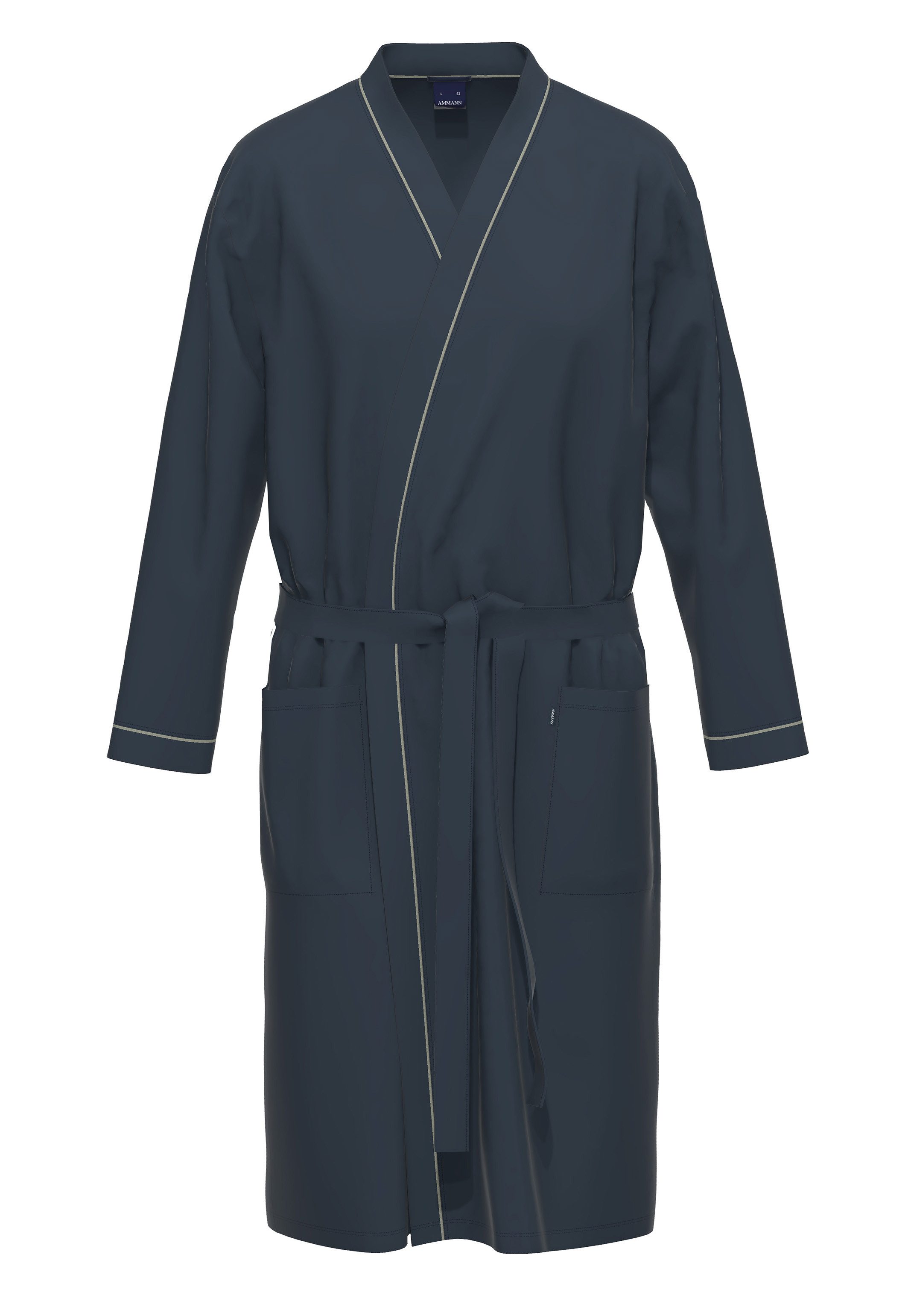 Ammann Bademantel Sweat Organic Cotton, Baumwolle, nicht relevant, Gürtel, günstig online kaufen