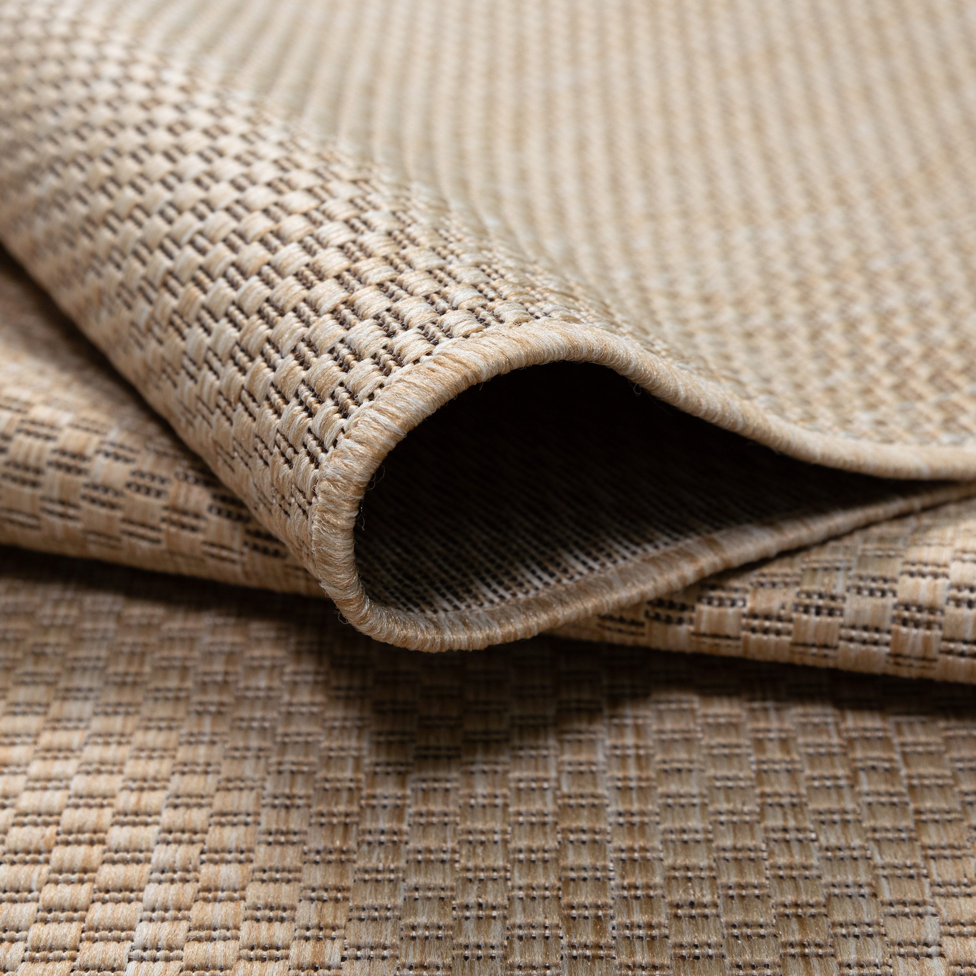 OTTO home Teppich Venedig auch als Läufer erhältlich, rechteckig, Höhe: 4 mm, In- und Outdoor geeignet, Sisal-Optik, Wetterfest & UV-beständig