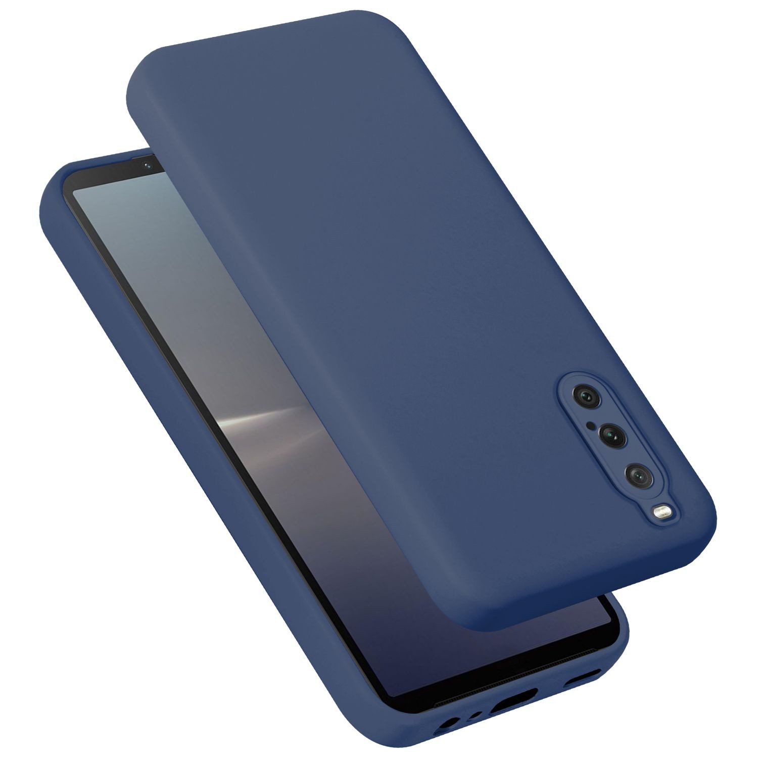 Cadorabo Handyhülle für Sony Xperia 10 V Hülle Sony Xperia 10 V, Flexible Hülle TPU Silikon Schutzhülle Back Cover Case
