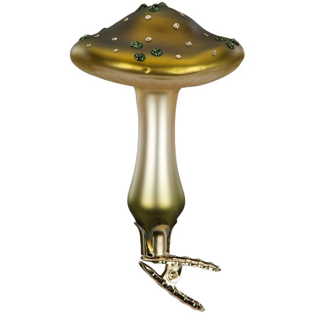 INGE-GLAS® Christbaumschmuck Wiesenpilz, Pilz auf Clip günstig online kaufen