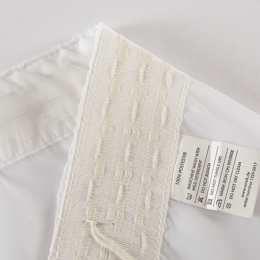 Gardinenbox Gardine, Kräuselband (1 St), transparent, günstig online kaufen