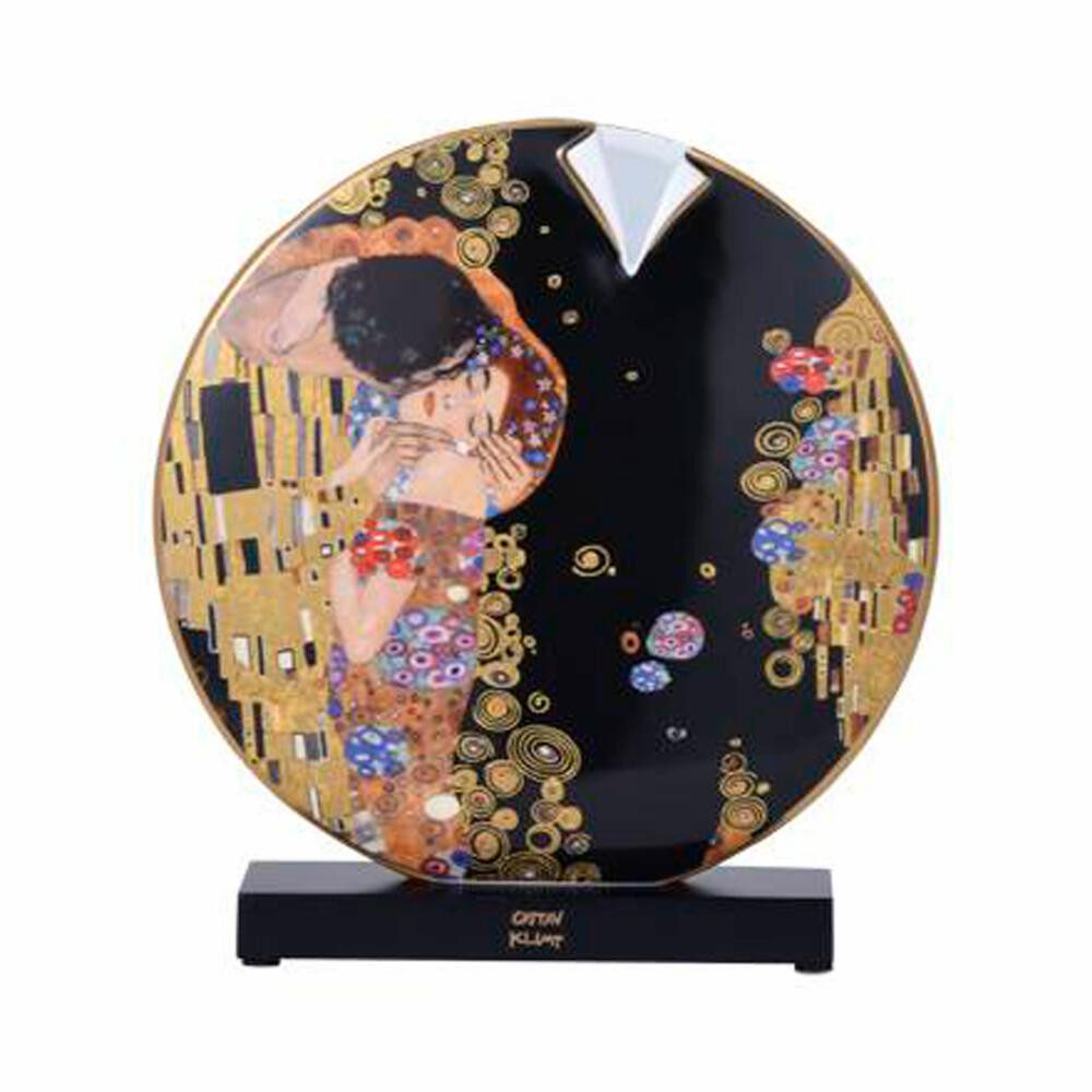 Goebel Dekovase Klimt - Der Kuss / Der Lebensbaum H 22.5 cm
