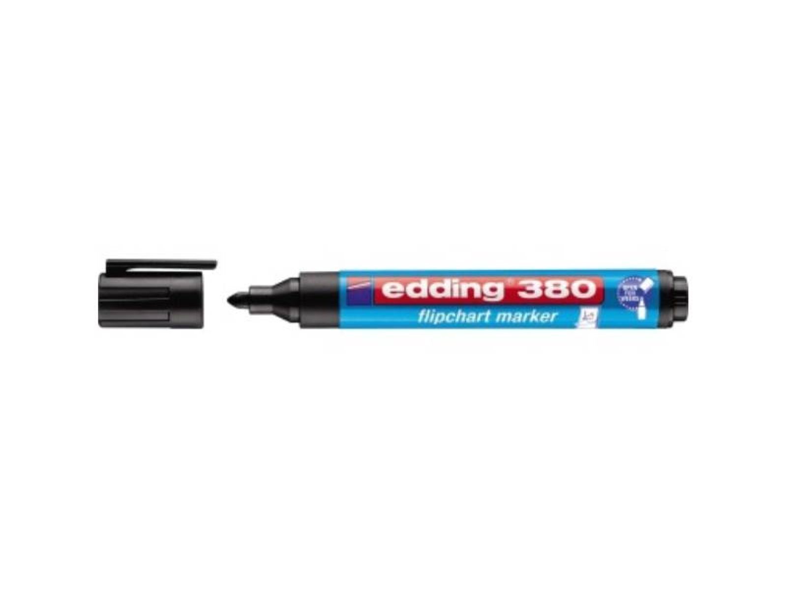 edding Marker edding Flipchartmarker 380 4-380001 1,5-3mm Rundspitze schwarz Die Tin