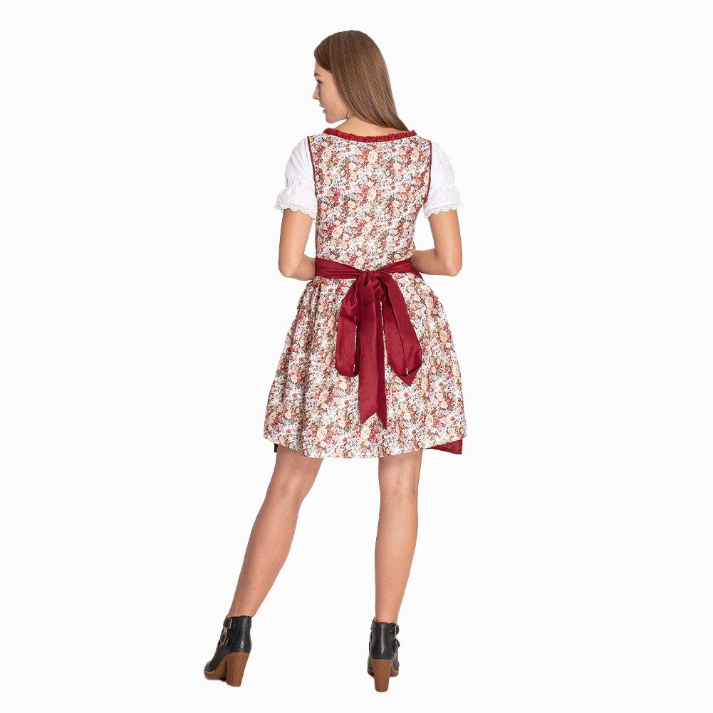 MIESEPETER Trachten-Kostüm, Kostüm-Set bestehend aus Bluse, Kleid und Schürze