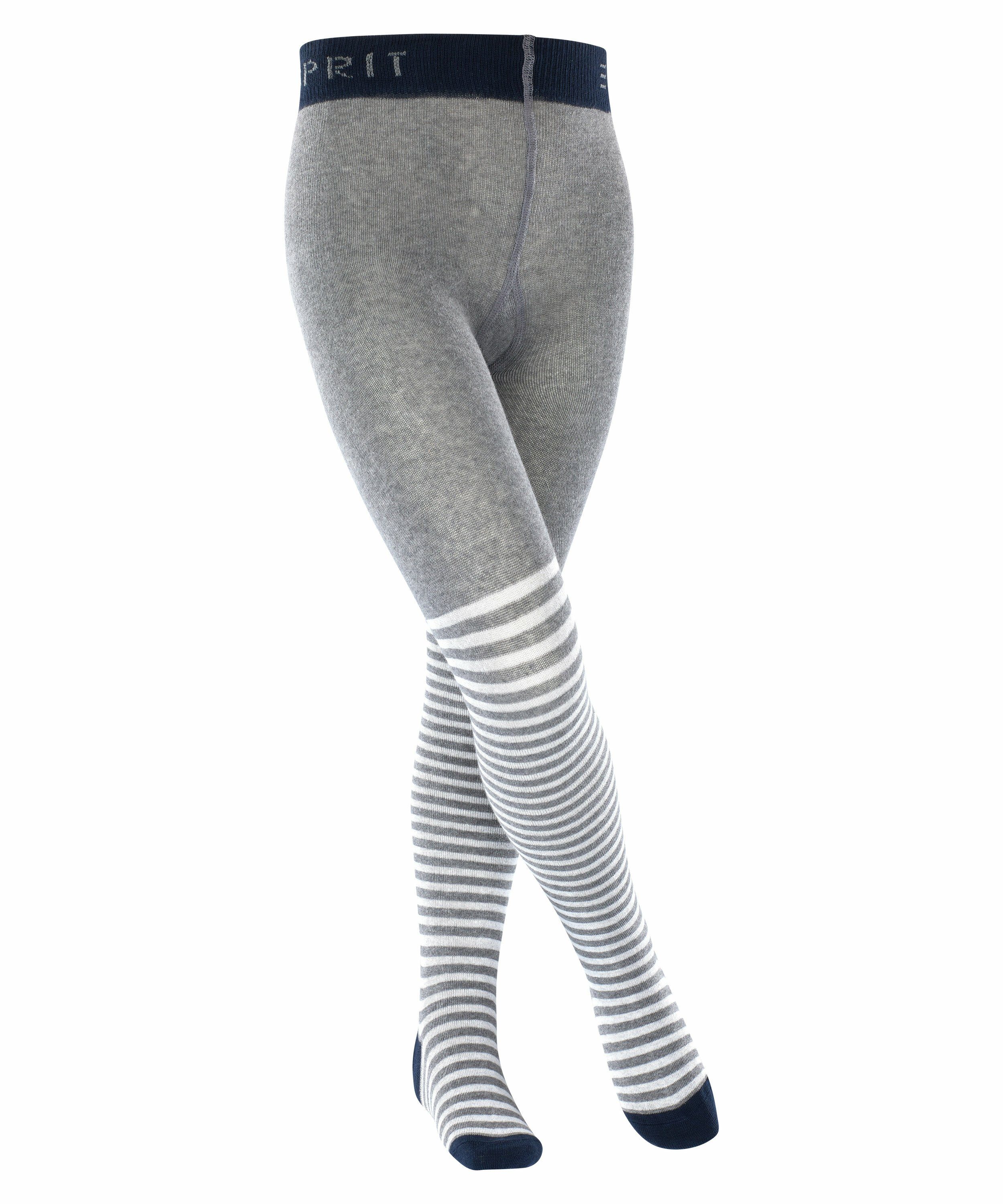 Stripe Strickstrumpfhose Komfort-Bündchen (1 Esprit St) Easy light mit greymel. (3390)