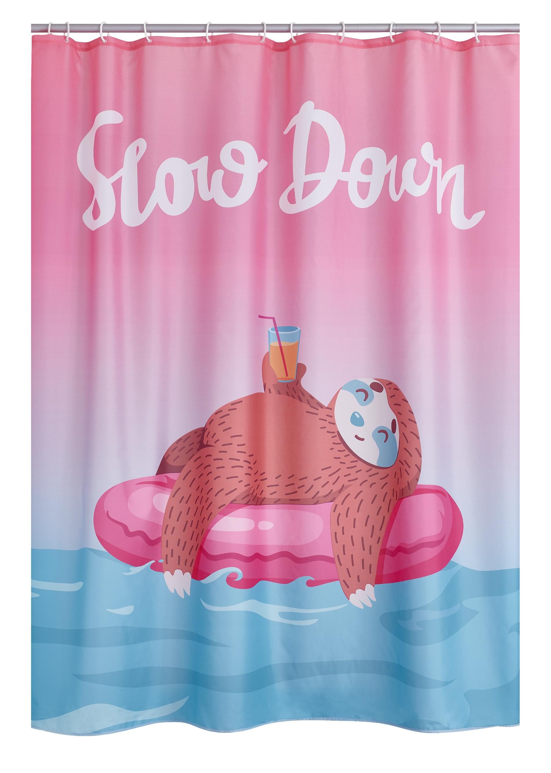 Ridder Duschvorhang Slow Down multicolor Breite 180 cm