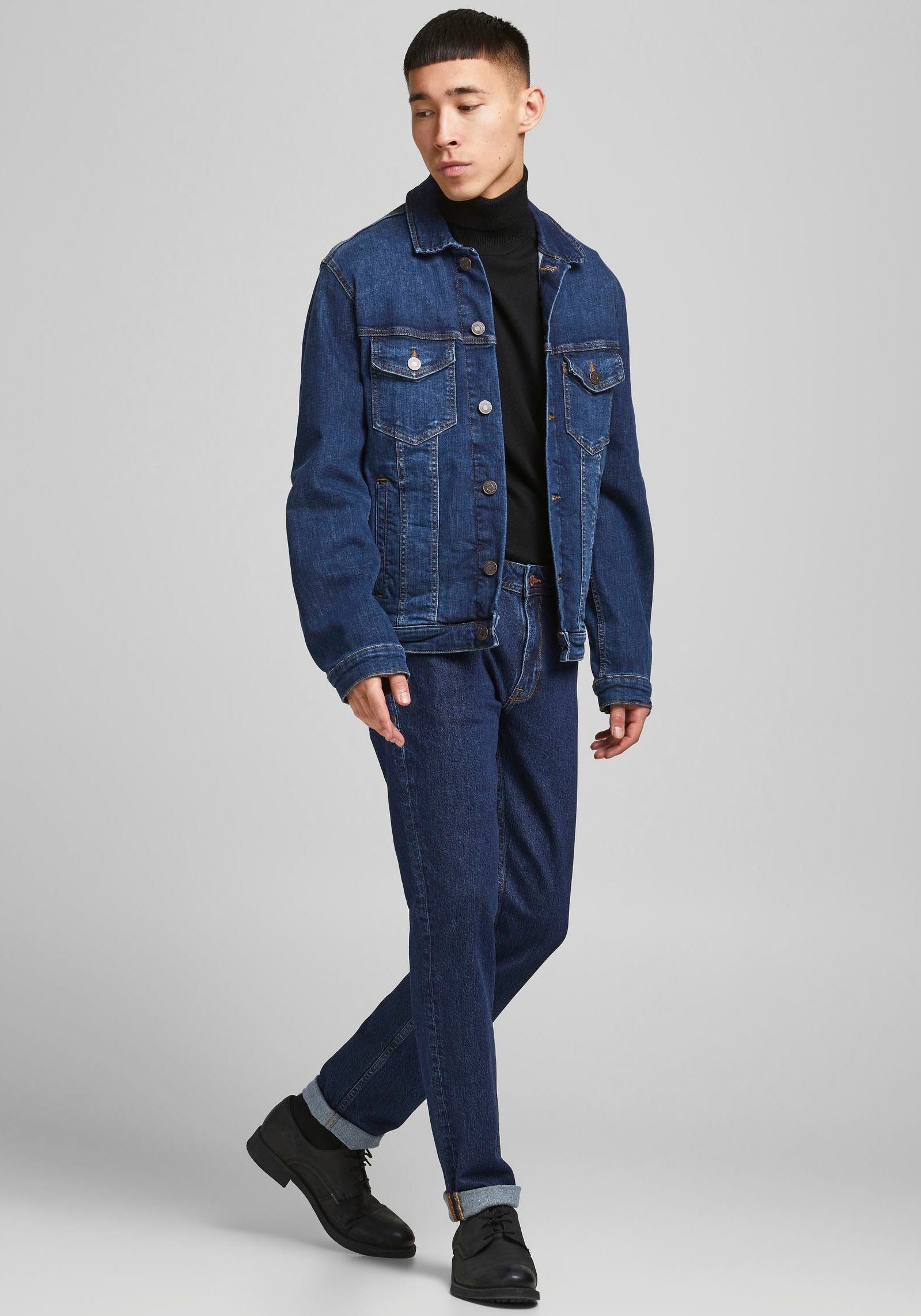 Jack & Jones CLARK blue-denim ORIGINAL Regular-fit-Jeans