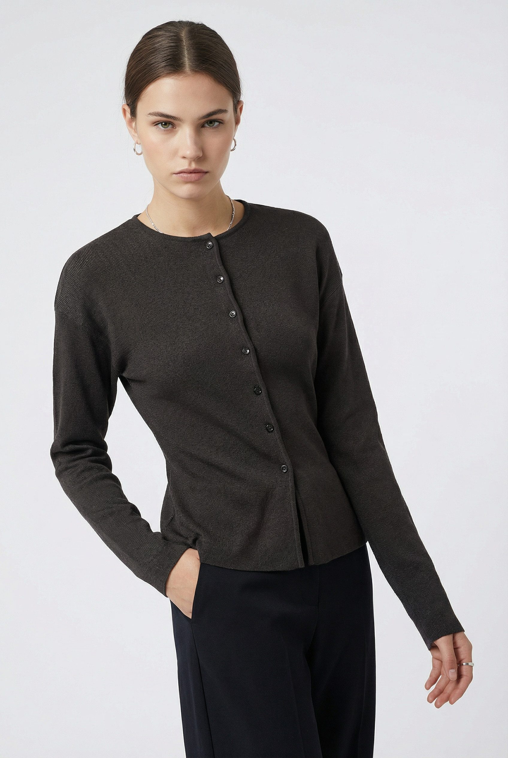 ONLY Strickjacke ONLLUCY LS O-NECK CARDIGAN EX KNT Materialmix, regular fit günstig online kaufen