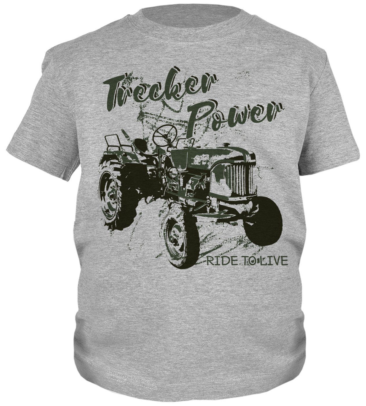 Tini - Shirts Print-Shirt Traktor Motiv Kindershirt Kinder T-Shirt Bulldog  / Oldtimer : Trecker Power