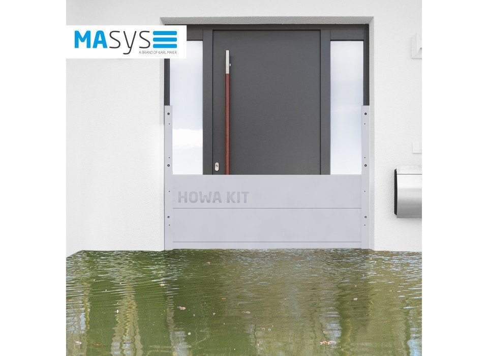 MASYS Wasserpumpe Masys Hochwasser-Kit Standard 1,20 m Breite, Höhe: