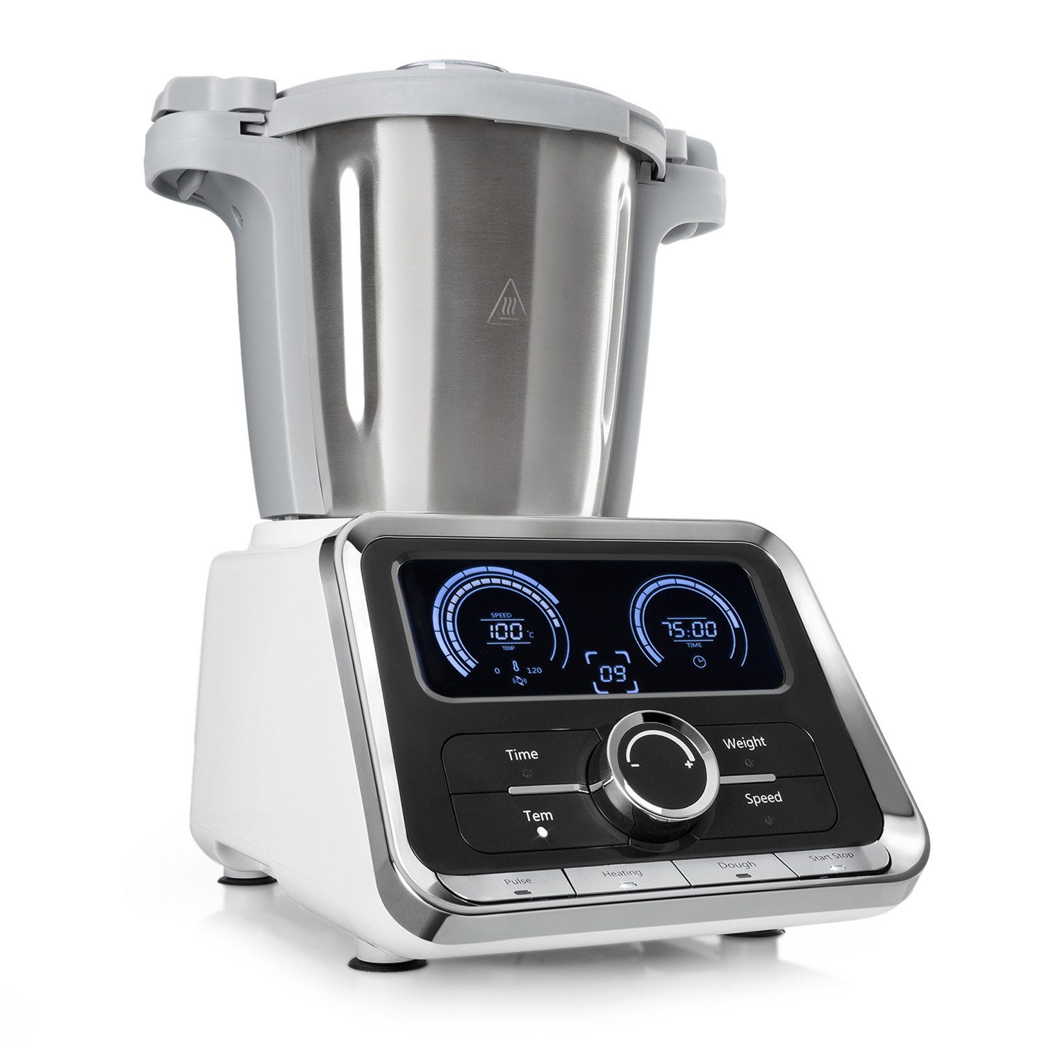 Klarstein Multikocher, 500 W, 2.5 l Schüssel, Standmixer Blender Multifunktionsmixer