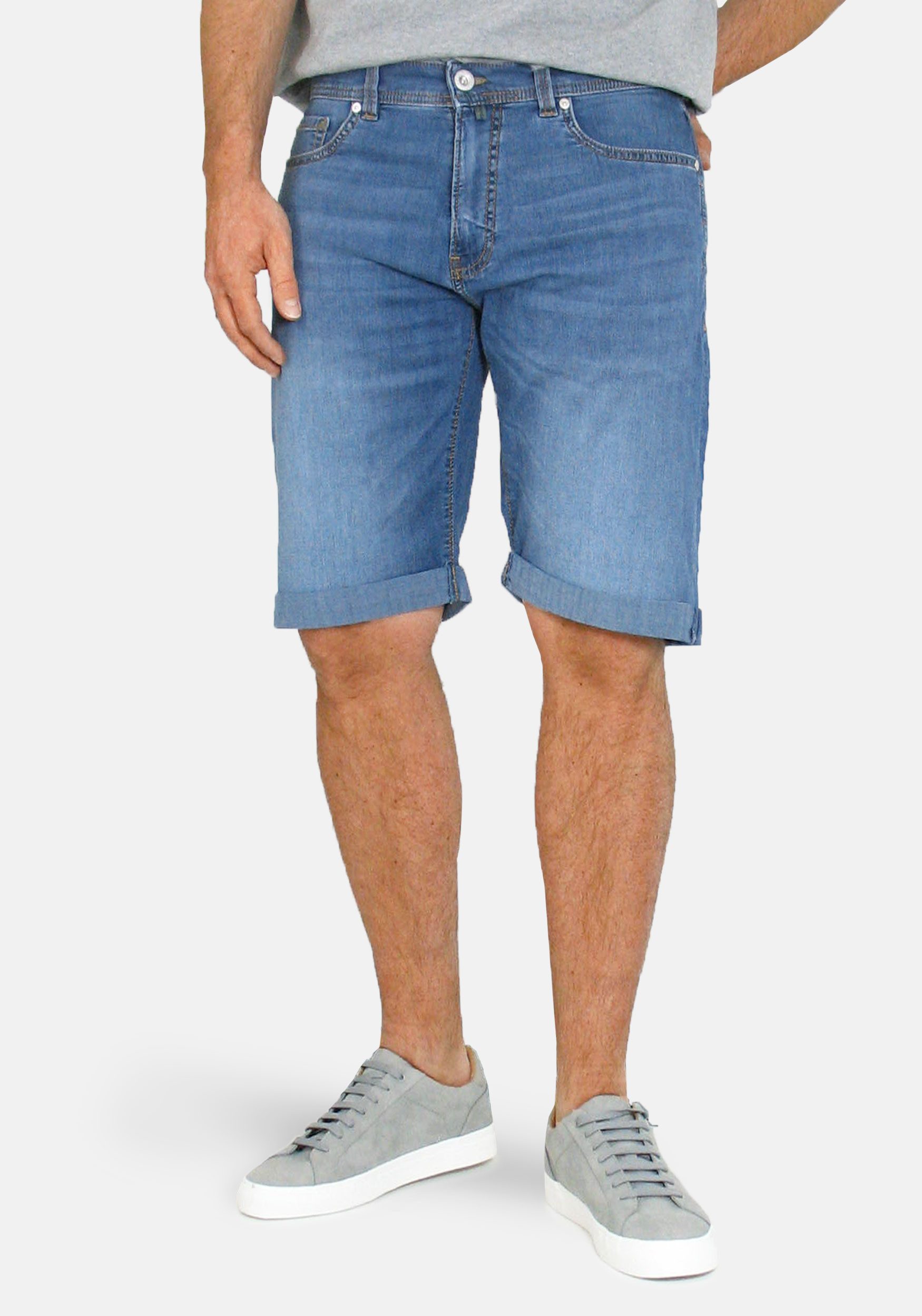 Pierre Cardin Jeansshorts Lyon Bermuda Sommer-Denim, superleicht