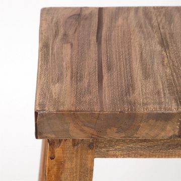 DESIGN DELIGHTS Hocker BARHOCKER "NIPPO", 70x35 cm (HxB), Massivholz, Holz Sitzhocker