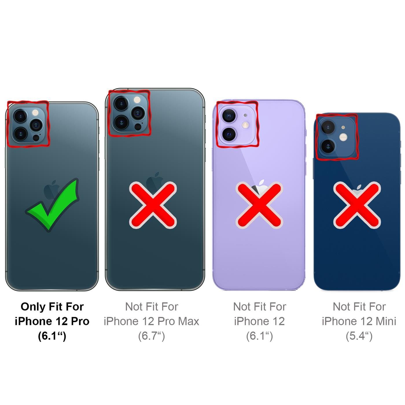 CoolGadget Handyhülle für Apple iPhone 12 Pro 6,1 Zoll, Kamera Schutz Hülle Silikon Hard Case Schutzhülle für Magsafe Zubehör – Bild 3 von 5