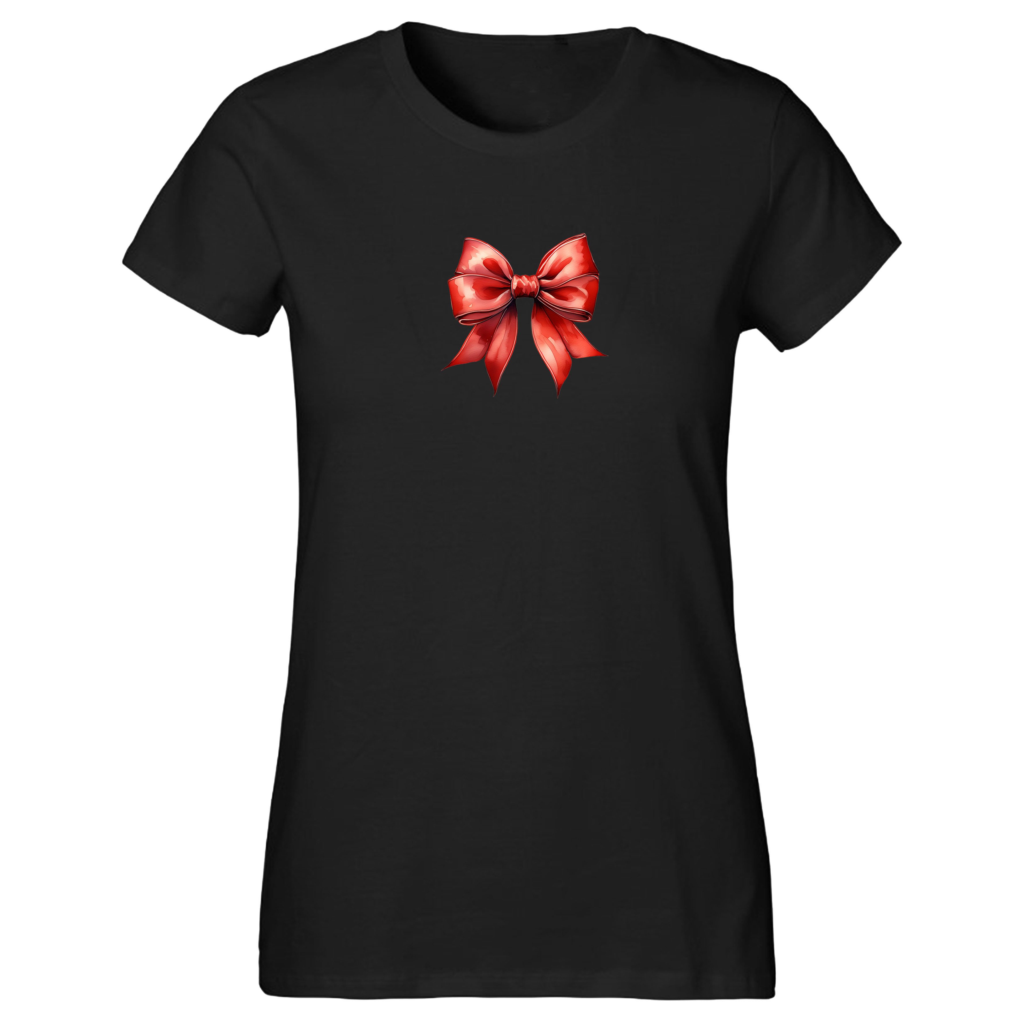 Banco T-Shirt Damen rote Schleife - Kapuzenpullover Hochwertiger Print, auf günstig online kaufen