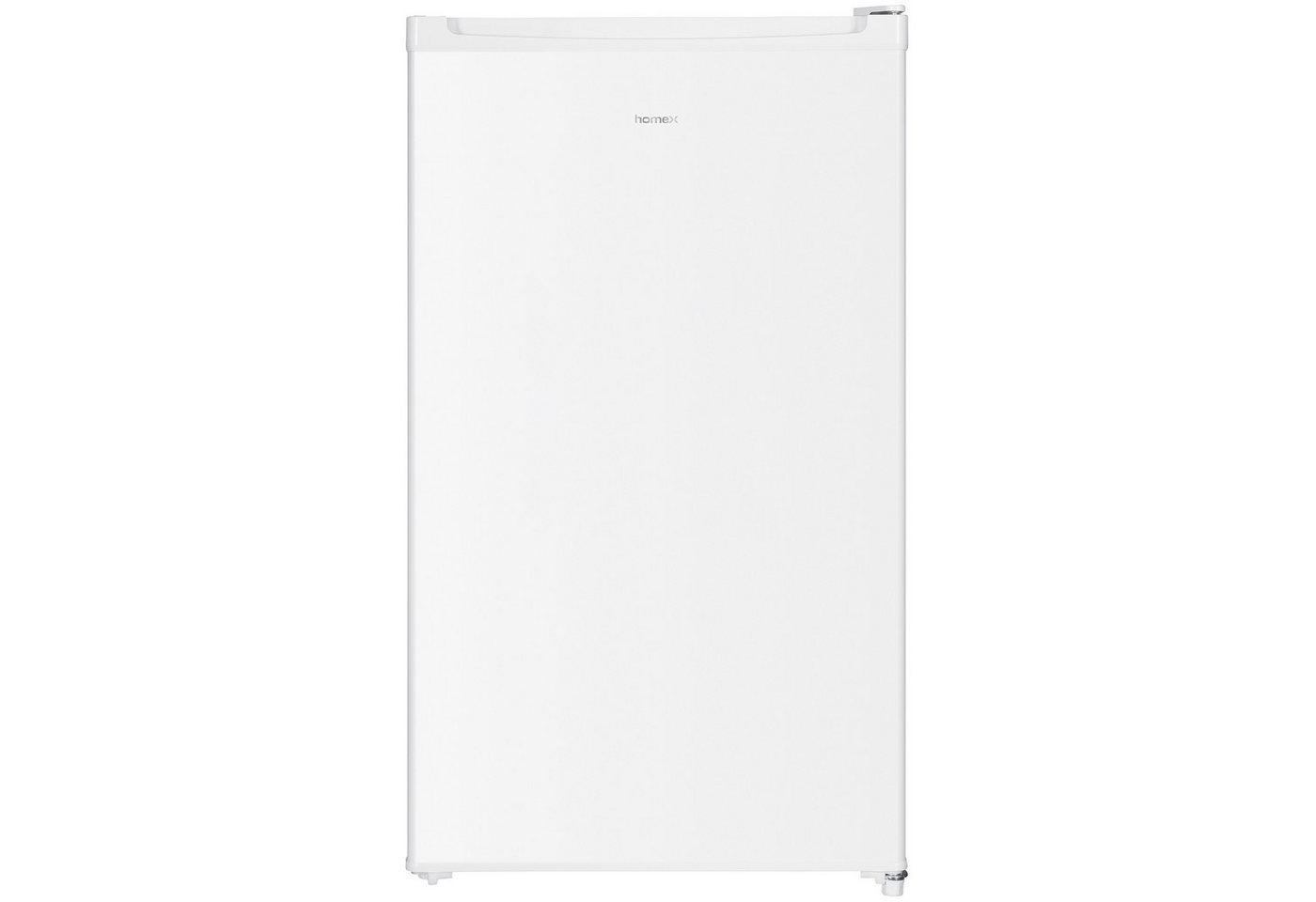 homeX Gefrierschrank FS1016-W, 85 cm hoch, 47.5 cm breit, 60 Liter, Tiefkühlschrank klein, Freezer, 4-Sterne Gefrieren, leise