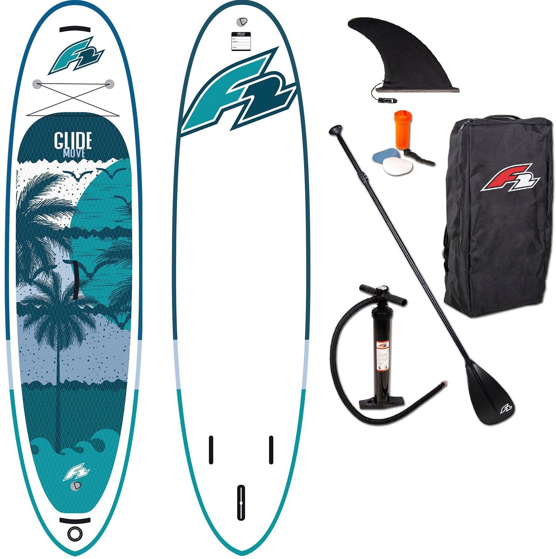 F2 Inflatable SUP-Board Glide Move, (Packung, 5 tlg)