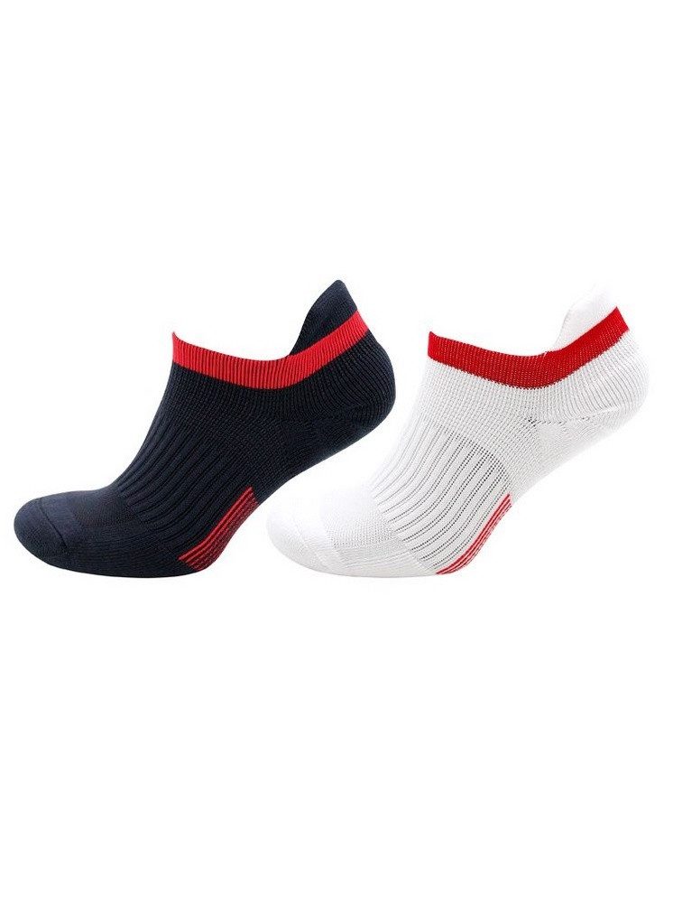 Sympatico Socken Tagessocke Sneaker Ari (gepolsterte Ferse und Spitze) marineblau/weiss