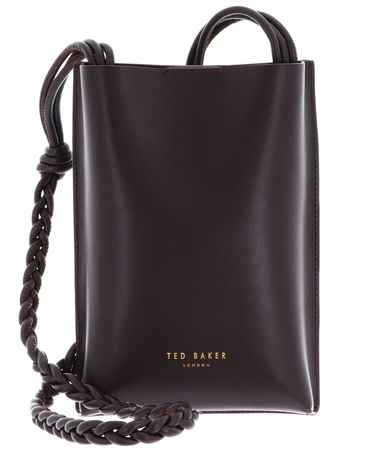 Ted Baker Umhängetasche Wrylie Woven Strap Mini Crossbody Pouch, aus echtem Leder