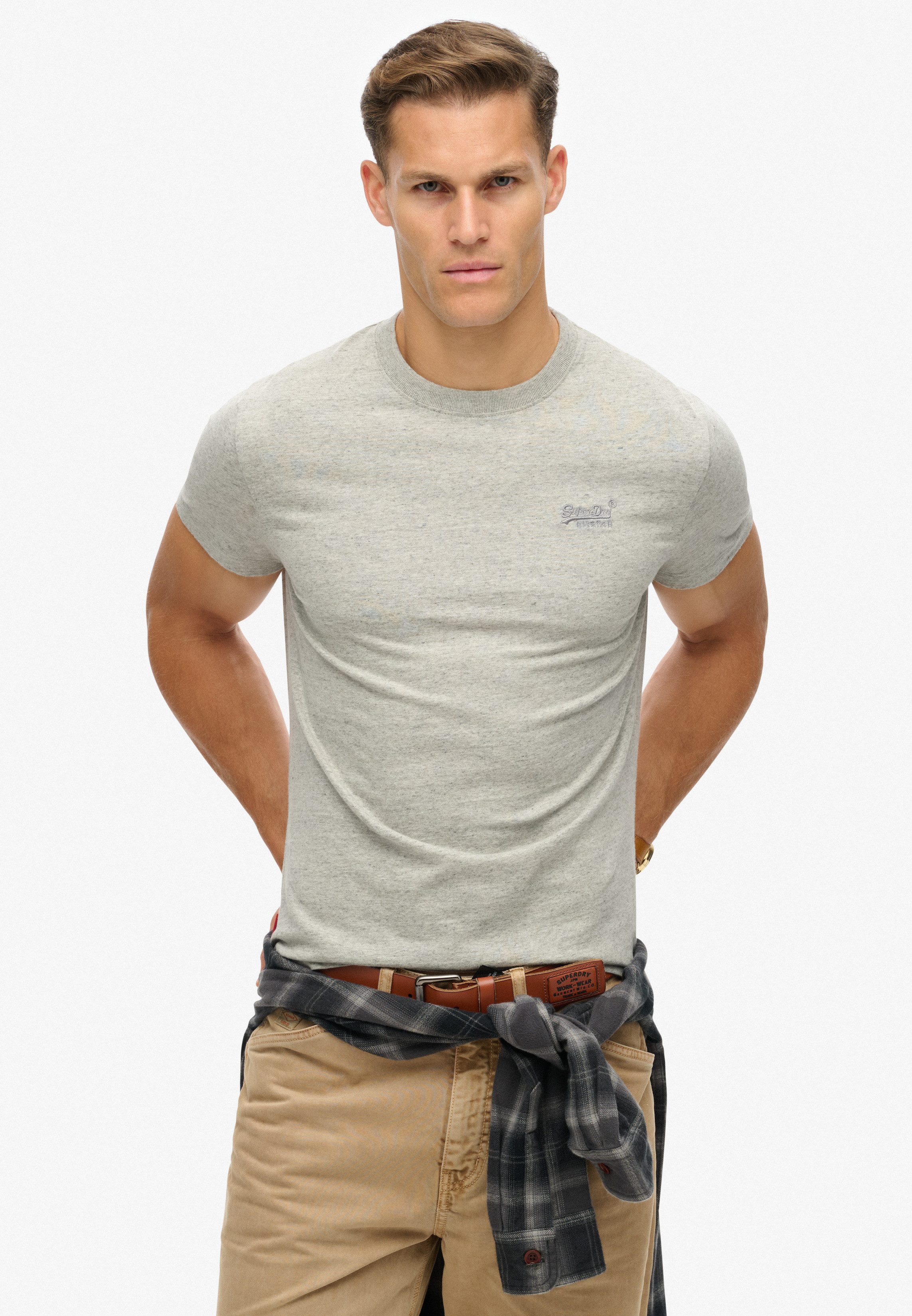 Superdry Rundhalsshirt ESSENTIAL LOGO EMB TEE günstig online kaufen