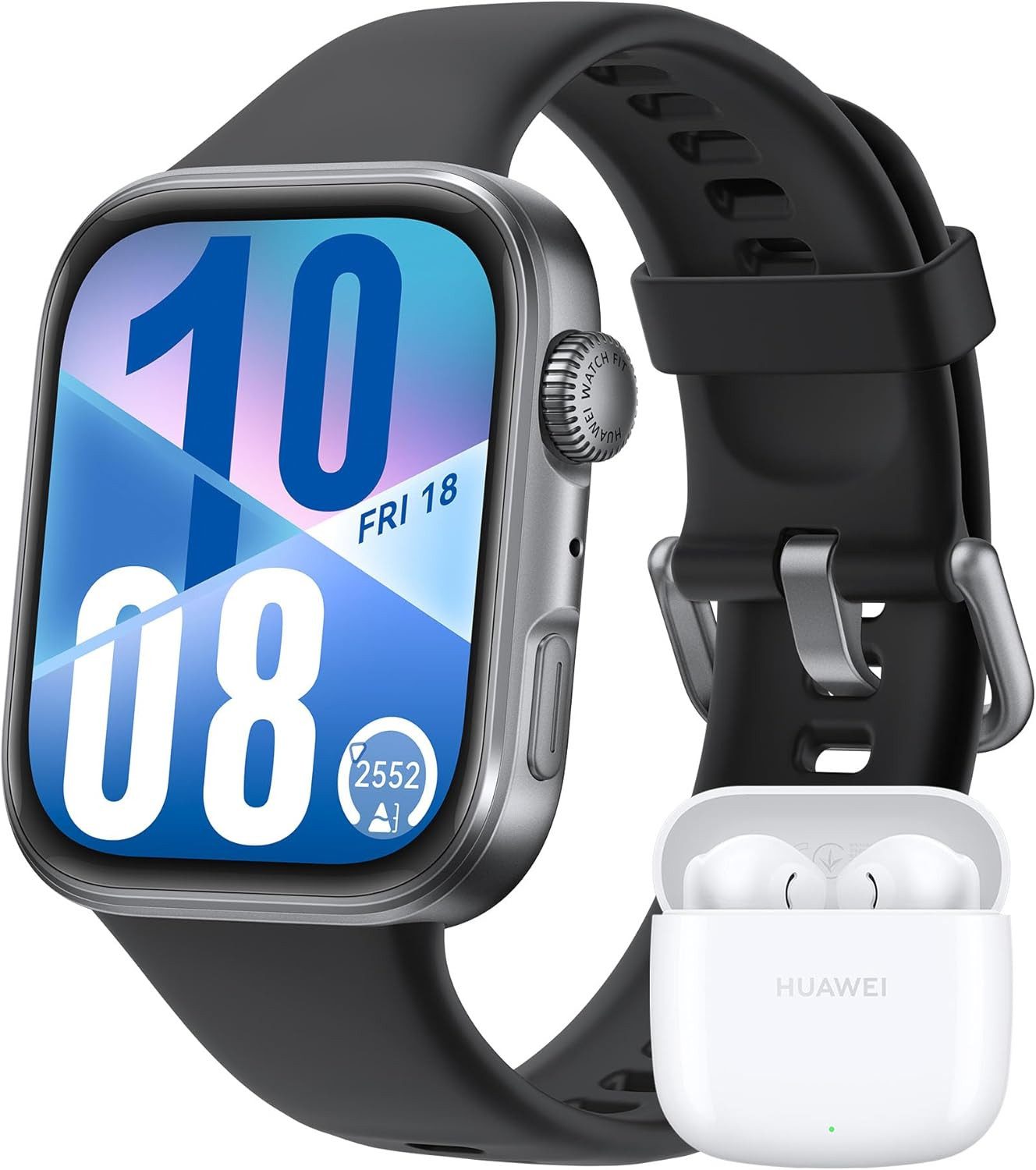 Huawei Herren"s Modernes Gesundheits- Aktivitäts-Tracking am Handgelenk Smartwatch, Präziser GPS Tracker mit Schlafmonitor, Herzfrequenz & Wasserschutz