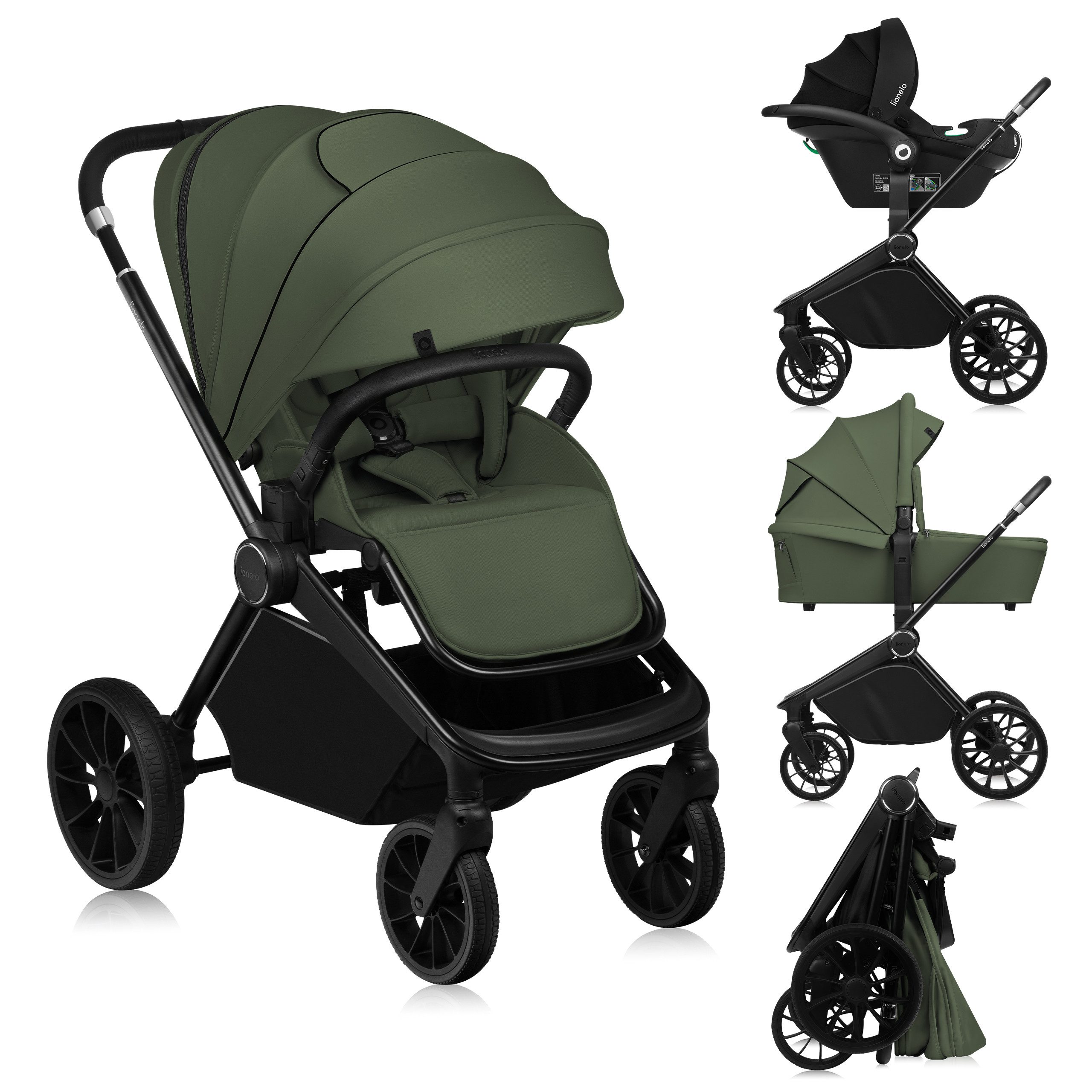 Kombi-Kinderwagen MIKA PLUS 3IN1
