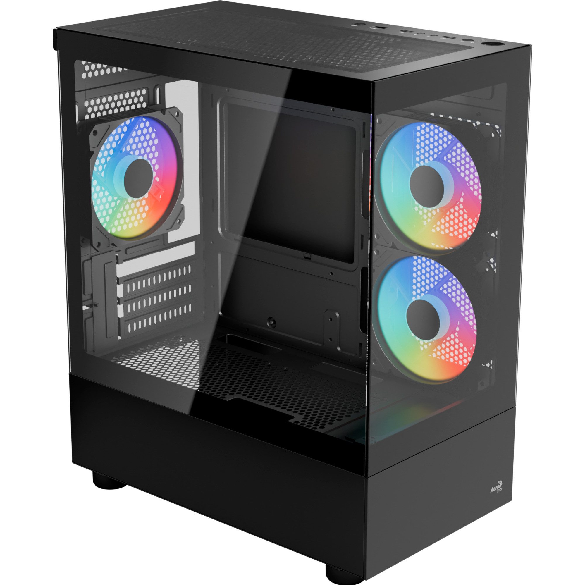 PC-Gehäuse Aerocool Viewport Mini V2 ARGB, Tower-Gehäuse