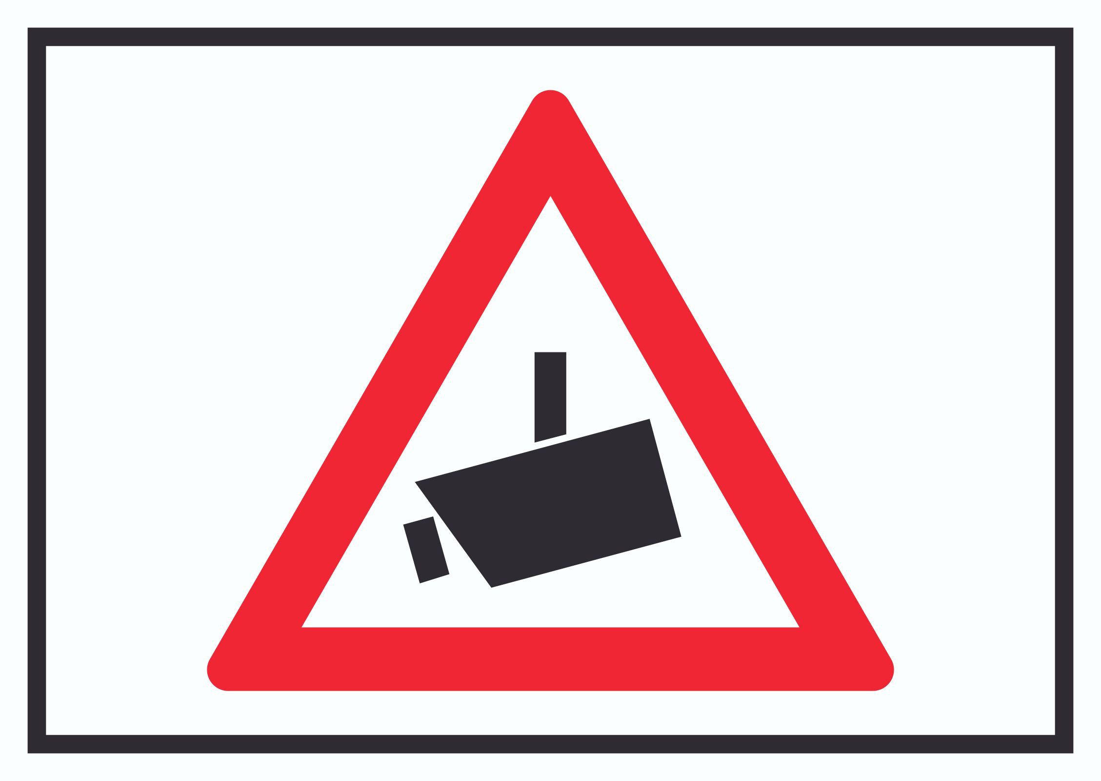 HB-Druck Hinweisschild Achtung Videoüberwachung Kameraüberwachung Symbol Schild, wetterfest, stabil, UV-beständig, kratzfest
