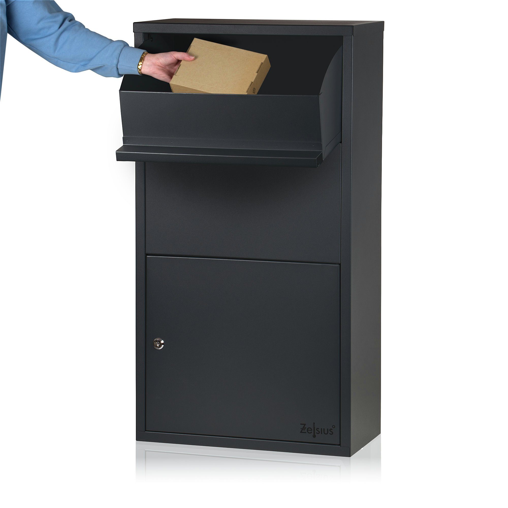 Zelsius Paketbriefkasten Merkur, pulverbeschichteter Stahl mit günstig online kaufen