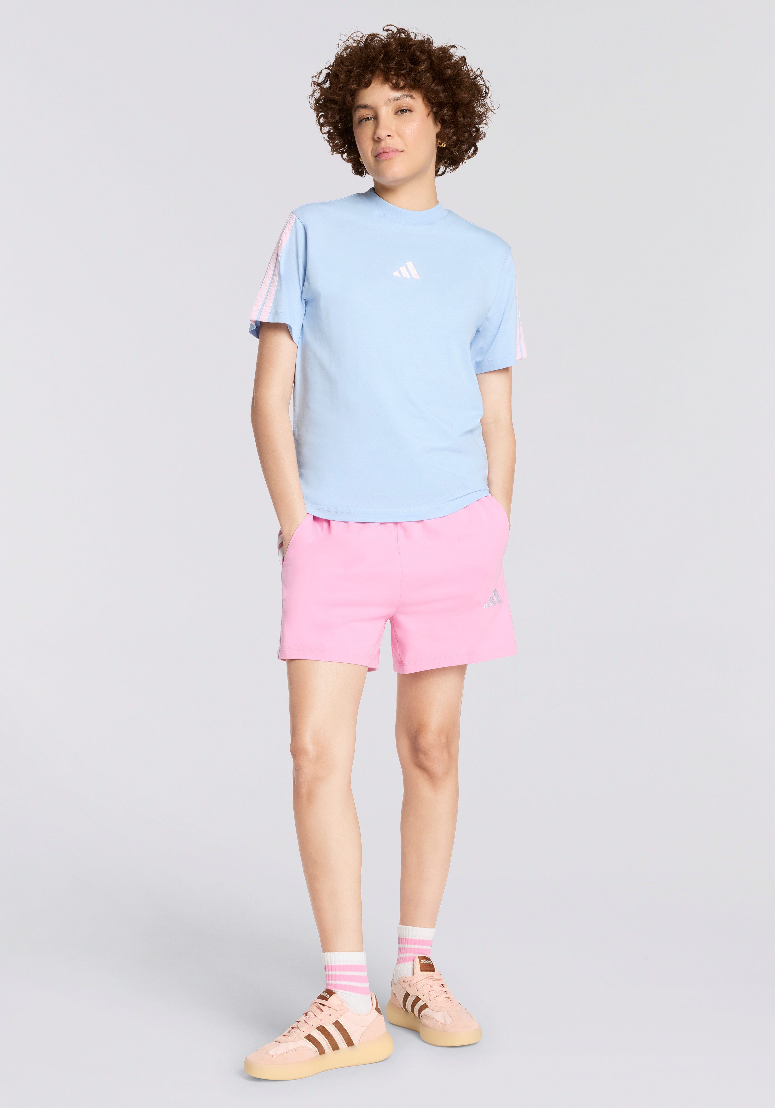 adidas Sportswear Shorts ESSENTIALS 3-STREIFEN COTTON