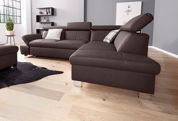 exxpo - sofa fashion Ecksofa Happy, wahlweise mit Bettfunktion