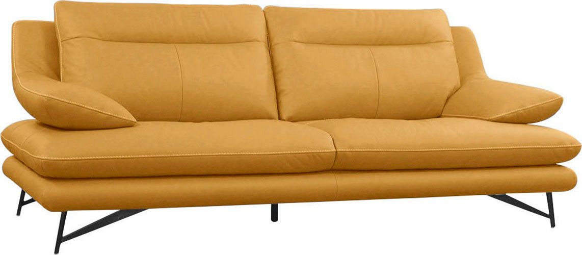 CALIA ITALIA Polstergarnitur Cezanne, italienisches Design trifft erstklassigen Sitzkomfort, Leder, (Set), Edles Designsofa in besonders langlebigen & pflegeleichten Lederarten
