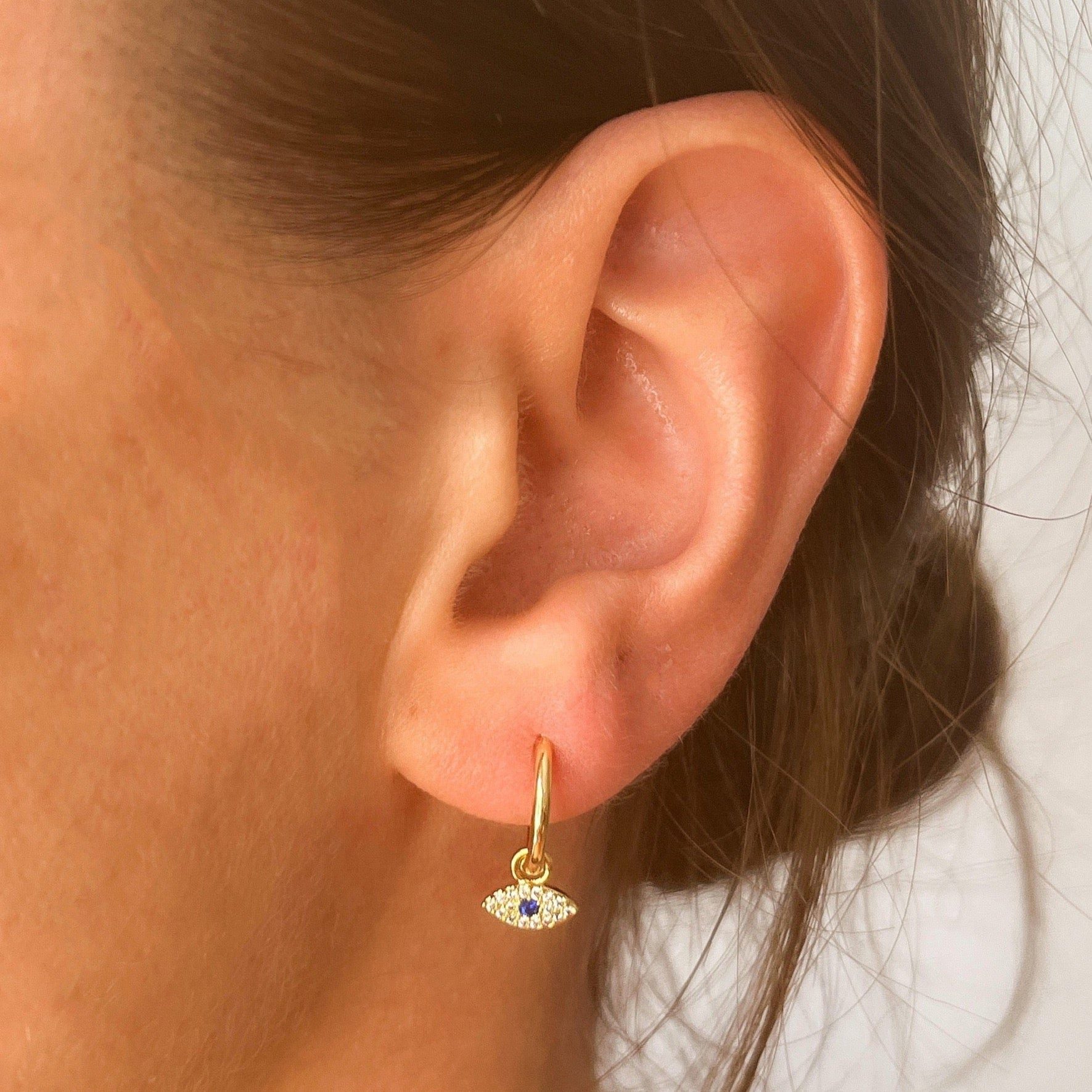 Cala Rose Paar Creolen EVIL EYE günstig online kaufen