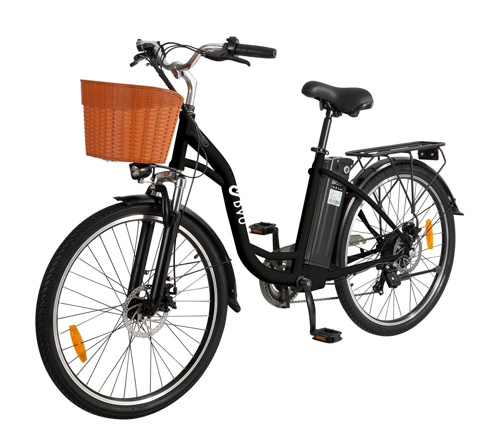 Vankel E-Bike »Elektrofahrrad 26 Zoll Damen Herren Ebike Cityrad, Pedelec«,  7 Gang, Kettenschaltung, 250,00 W