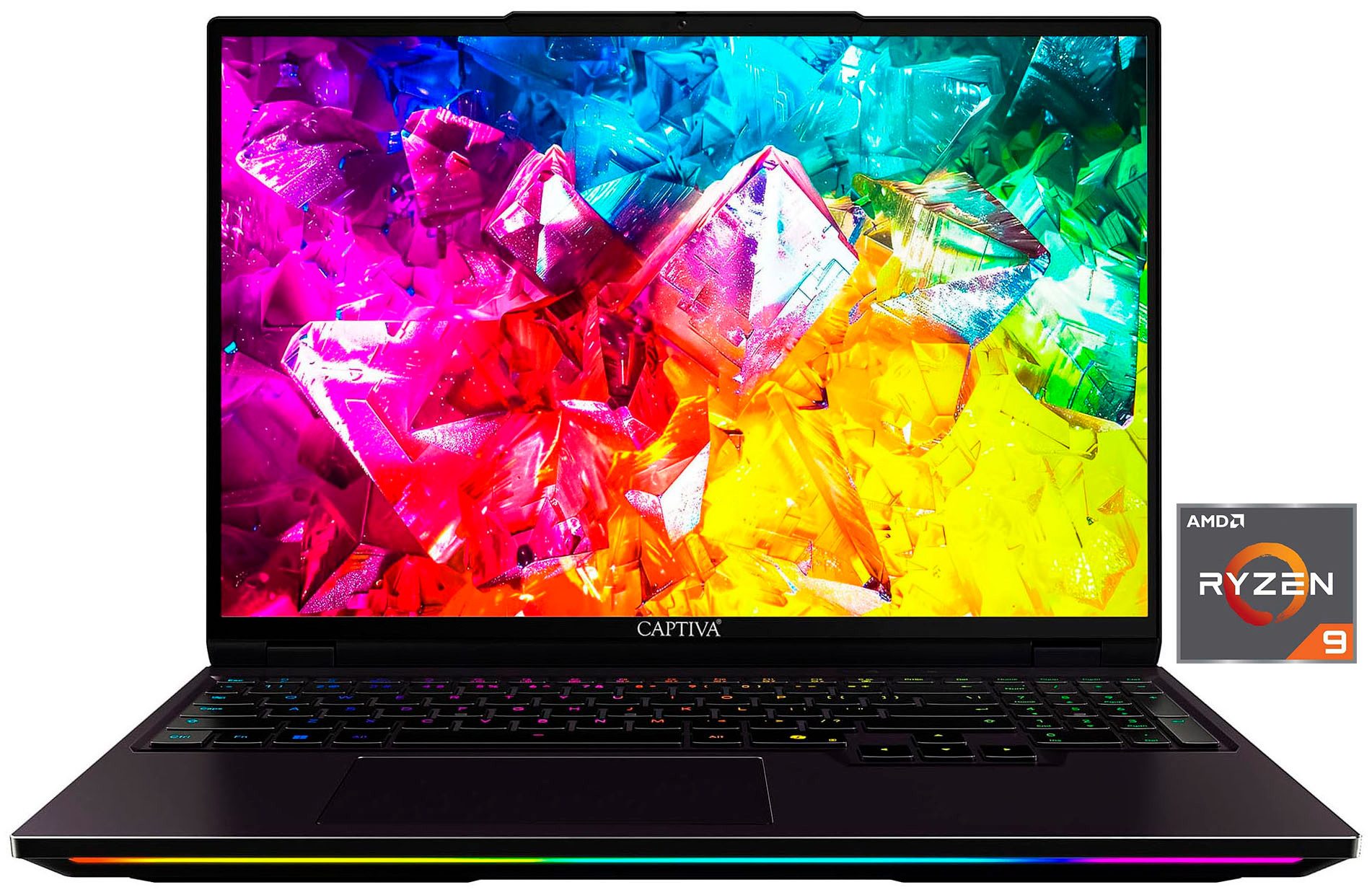 CAPTIVA Highend Gaming R10-1158GE Gaming-Notebook (40,6 cm/16 Zoll, AMD Ryzen 9 9955HX, GeForce RTX 5080, 32 GB, 1000 GB SSD)