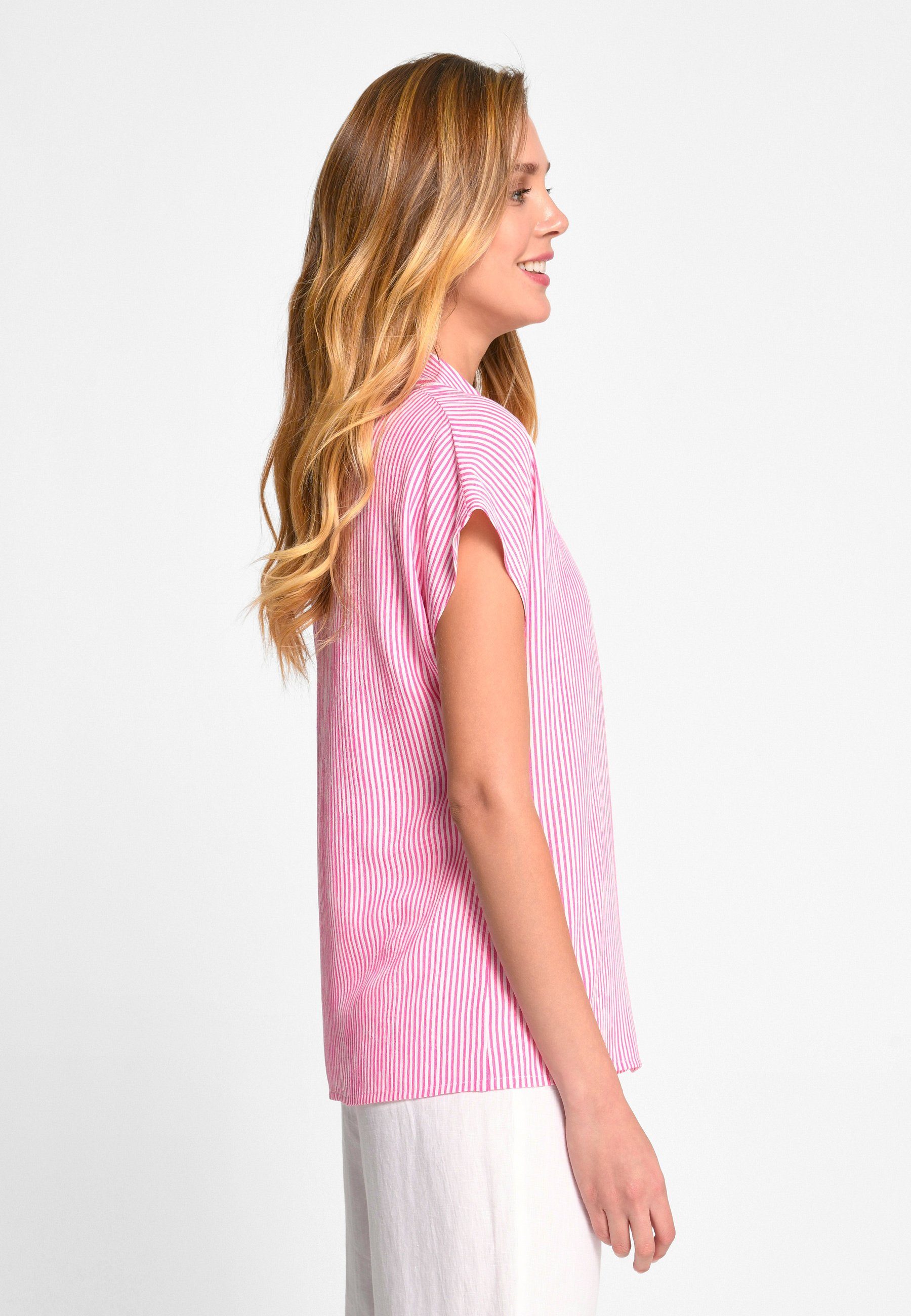 pink Peter Hahn Viscose Klassische Bluse