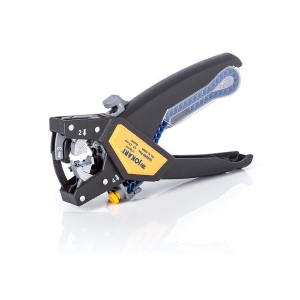 Jokari Abisolierzange Jokari Multitalent-Quadro-Plus - Abisolierwerkzeug, Schwarz, 1-tlg.