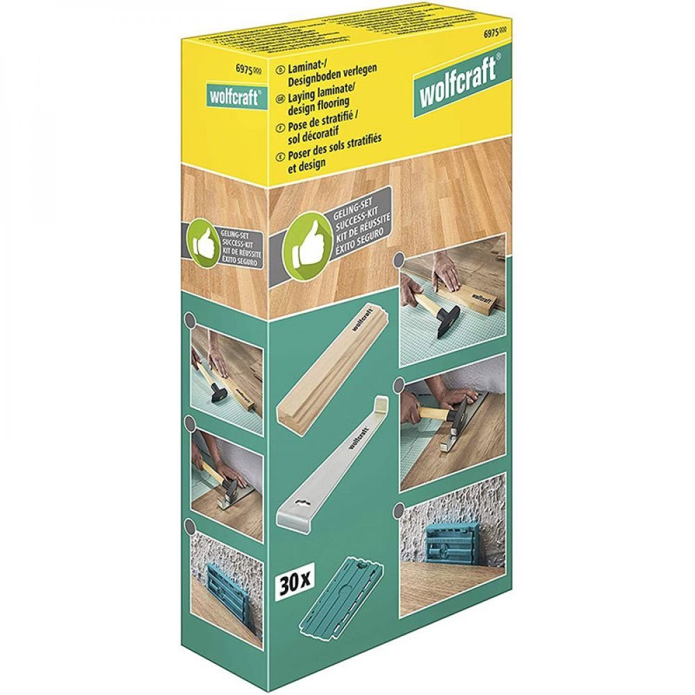 Wolfcraft Laminatschneider Wolfcraft Laminat- und Designboden Verlege Set Gelingpaket