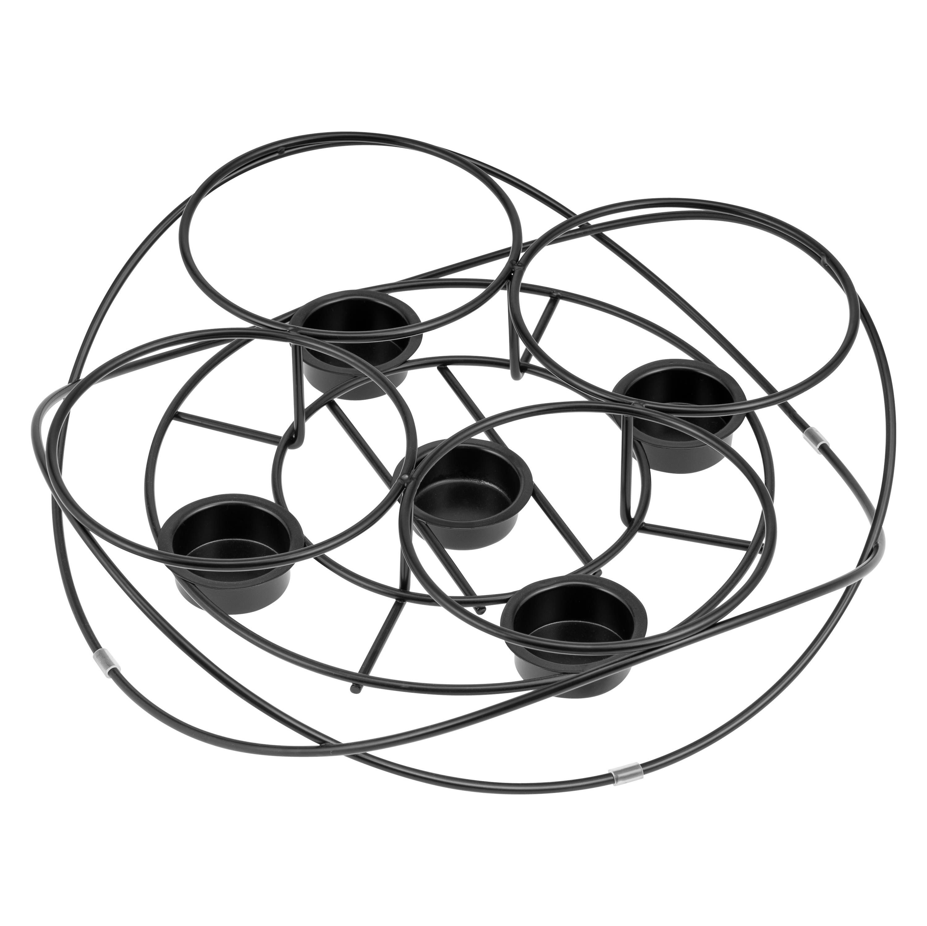 bremermann Speisenwärmer Speisenwärmer, für 5 Teelichter, runde Warmhalteplatte, Stövchen, (1-tlg)