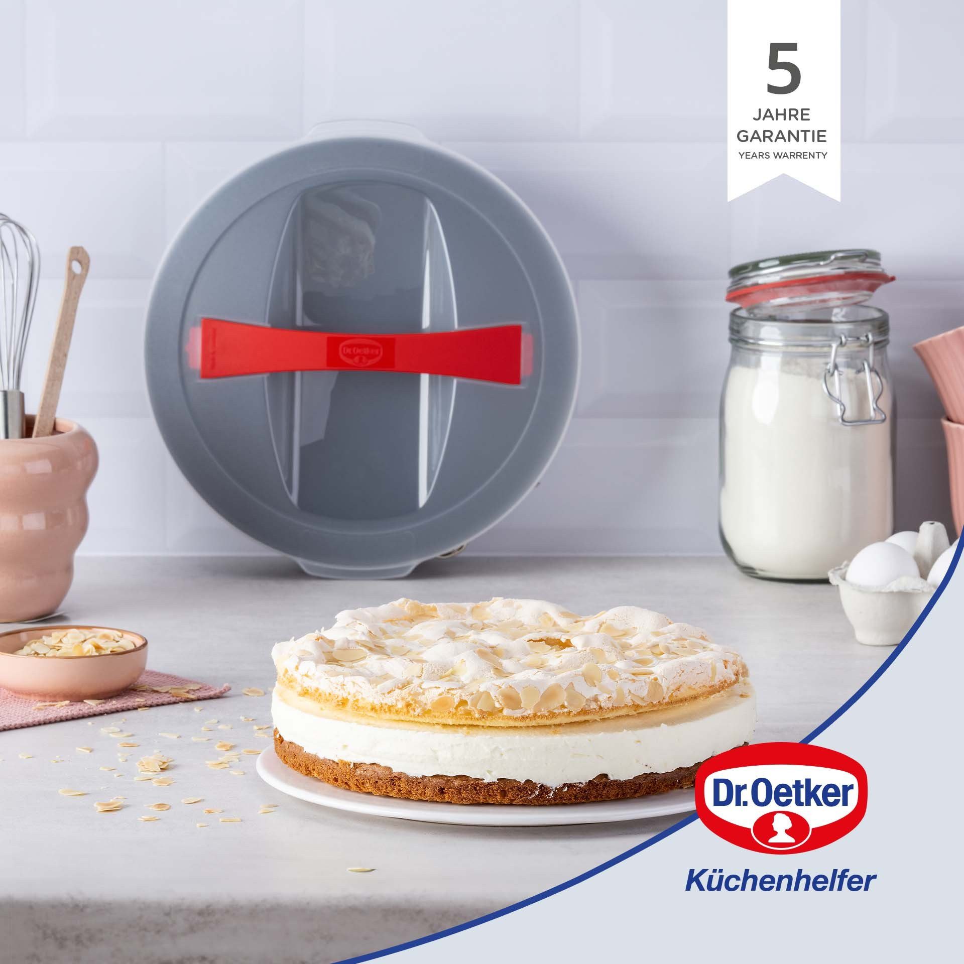 Dr. Oetker Küchenhelfer Springform Springform mit Transporthaube