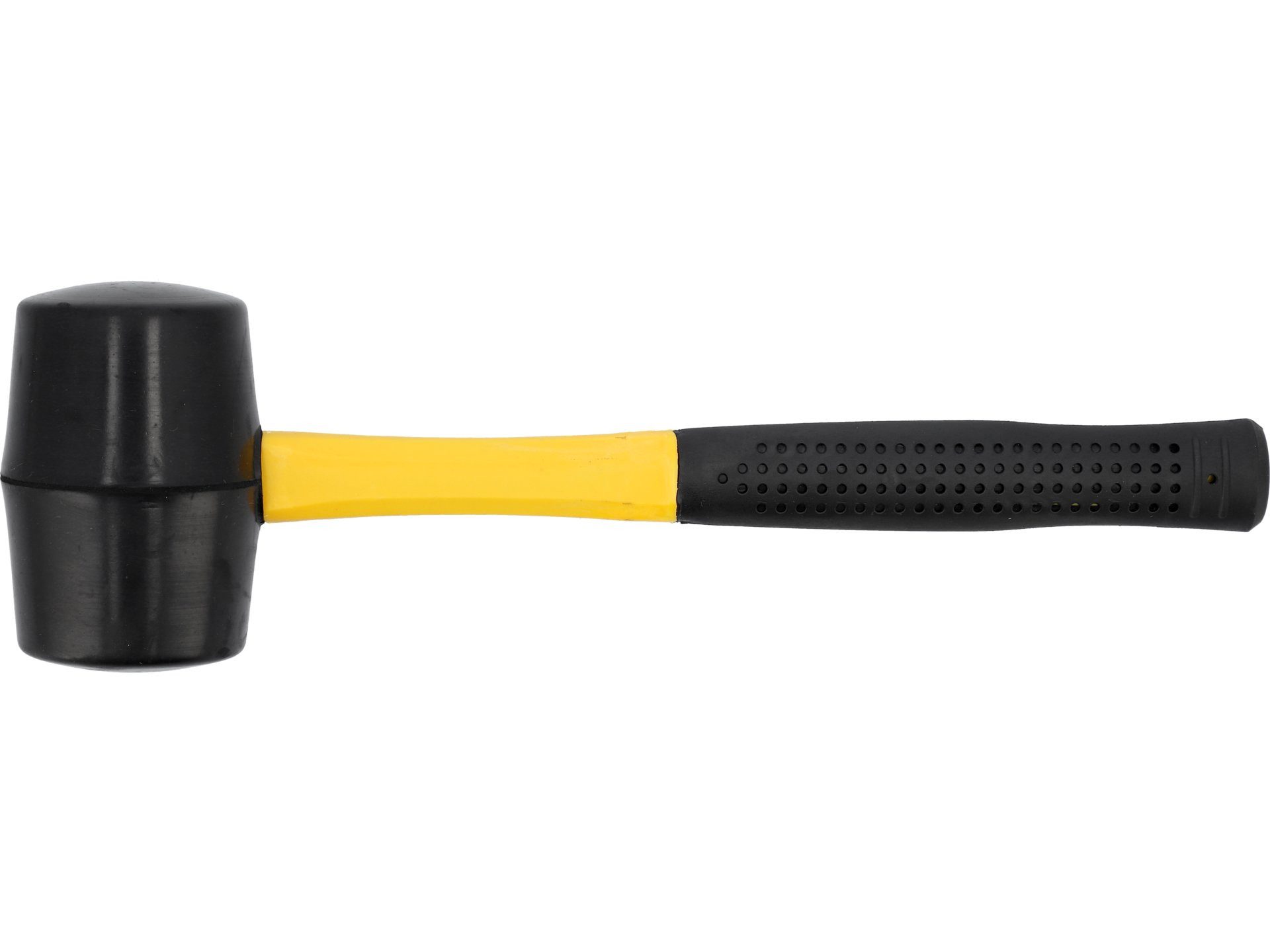 TRIZERATOP Hammer Gummihammer 56mm, Fiberglasstiel, 650g