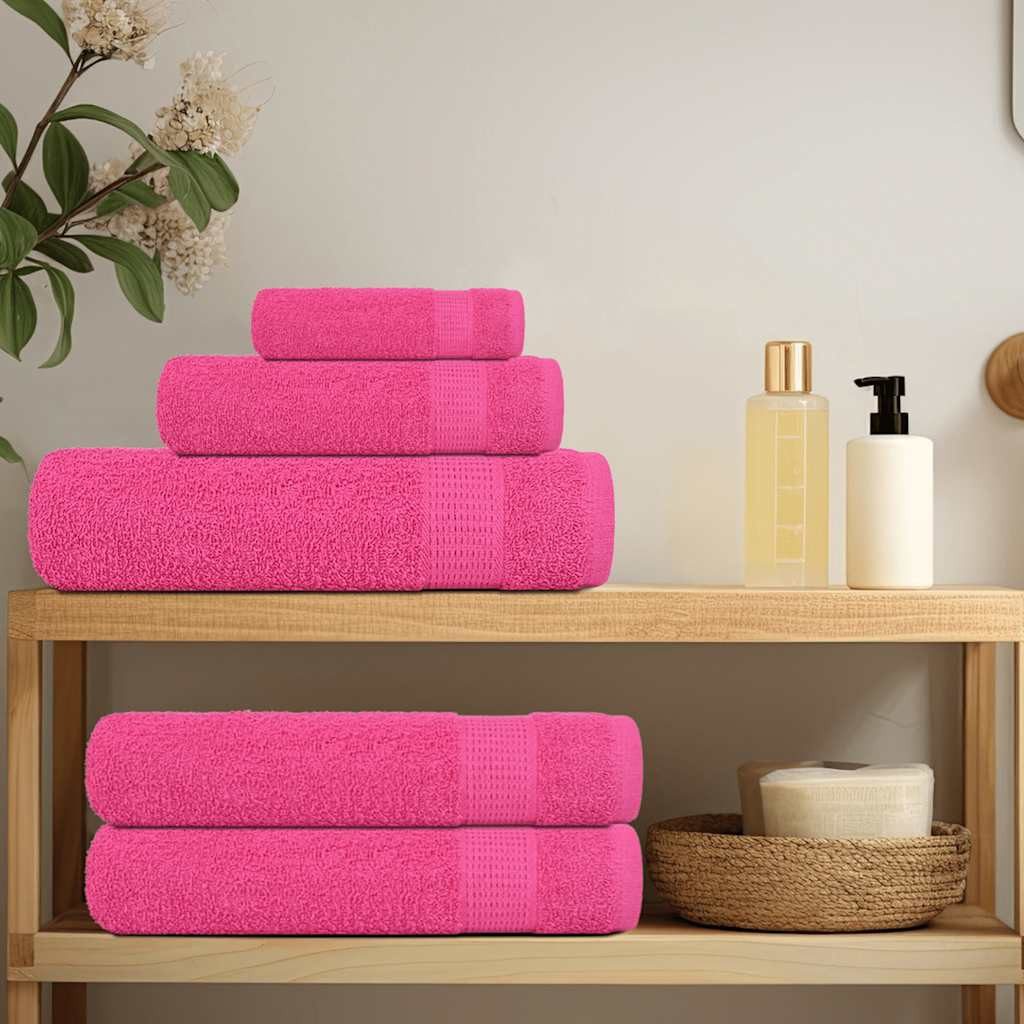 vidaXL Handtuch Seiftücher 2 Stk. Rosa günstig online kaufen