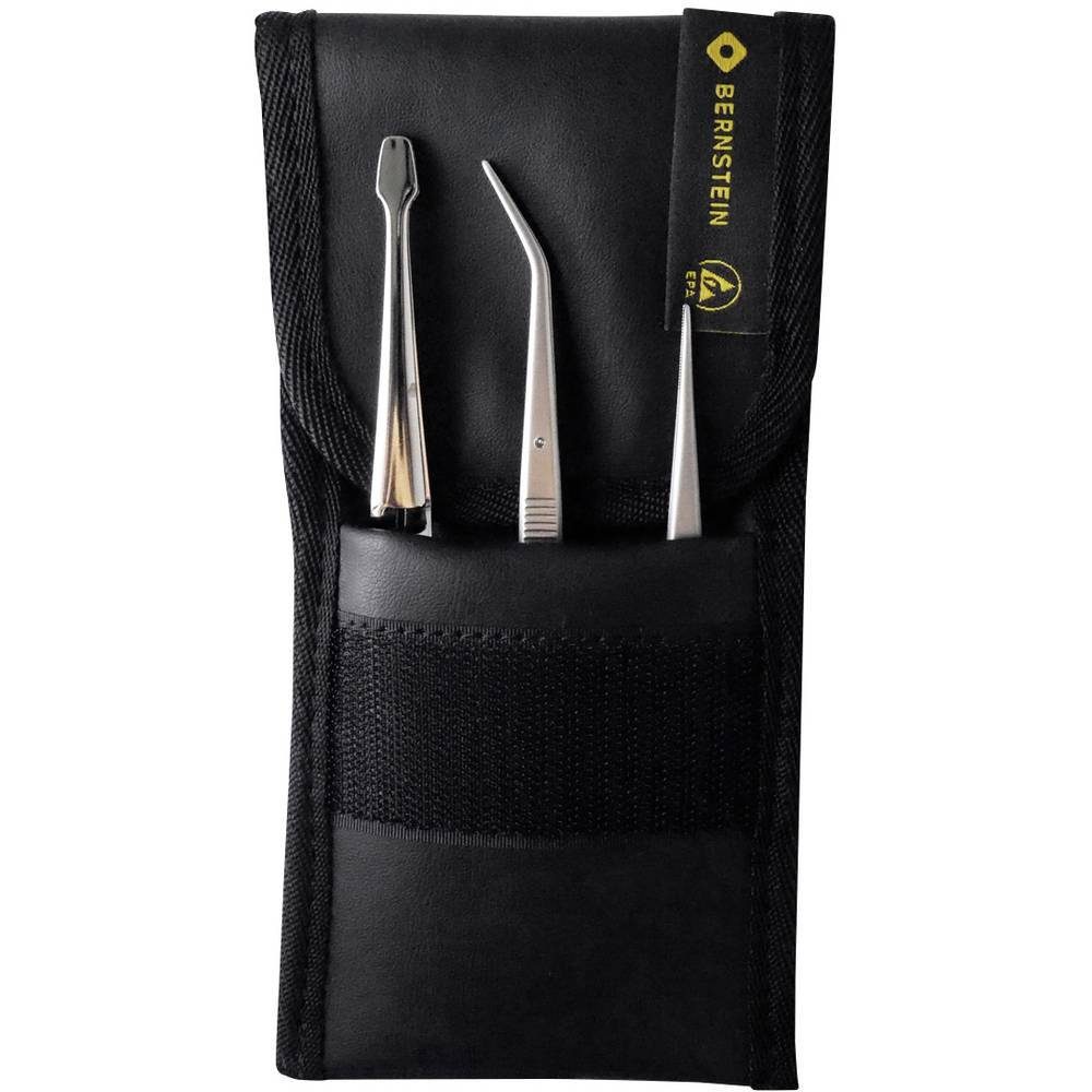 BERNSTEIN TOOLS FOR ELECTRONICS Pinzette Mechaniker-Pinzetten-Set 3tlg mehr