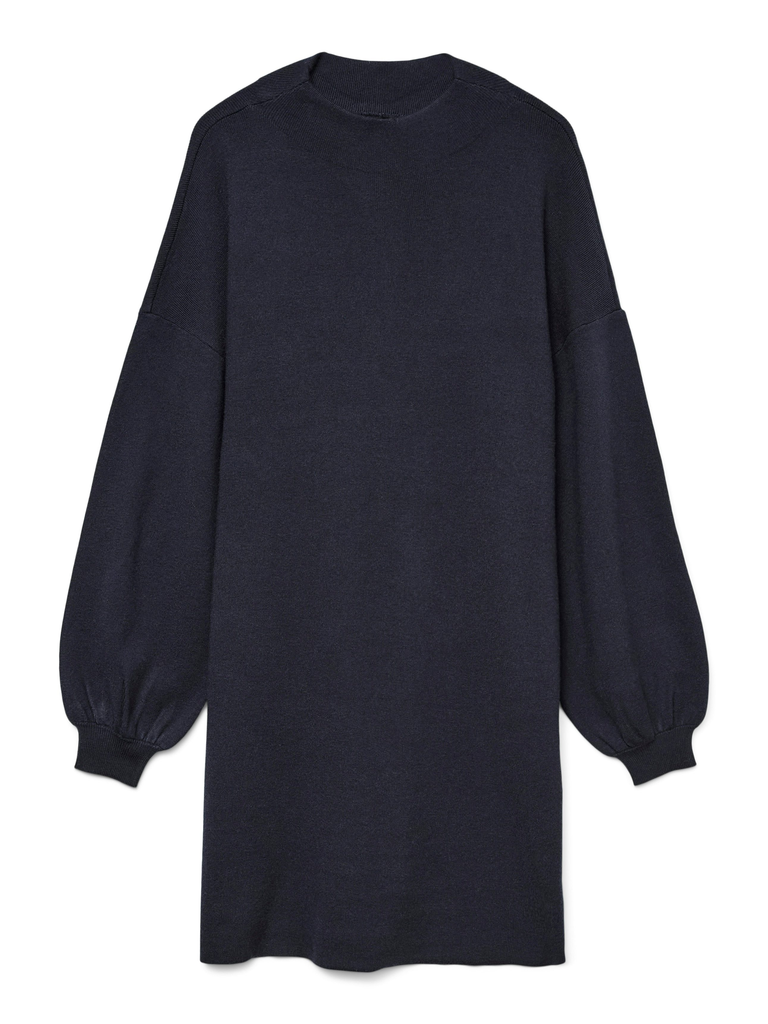 Vero Moda Strickkleid VMNANCY LS FUNNELNECK DRESS GA NOOS günstig online kaufen