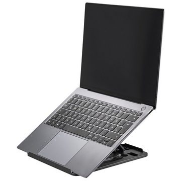 Hama Notebook Stand "Rotation", 360° drehbar, neigbar, bis 40 cm (15,6) Laptop-Ständer, (bis 15,6 Zoll)