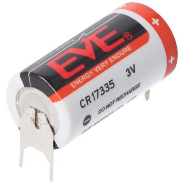 EVE E.V.E CR17335 Batterie Baugröße 2/3A mit 3 Volt Spannung und 1550mAh Batterie