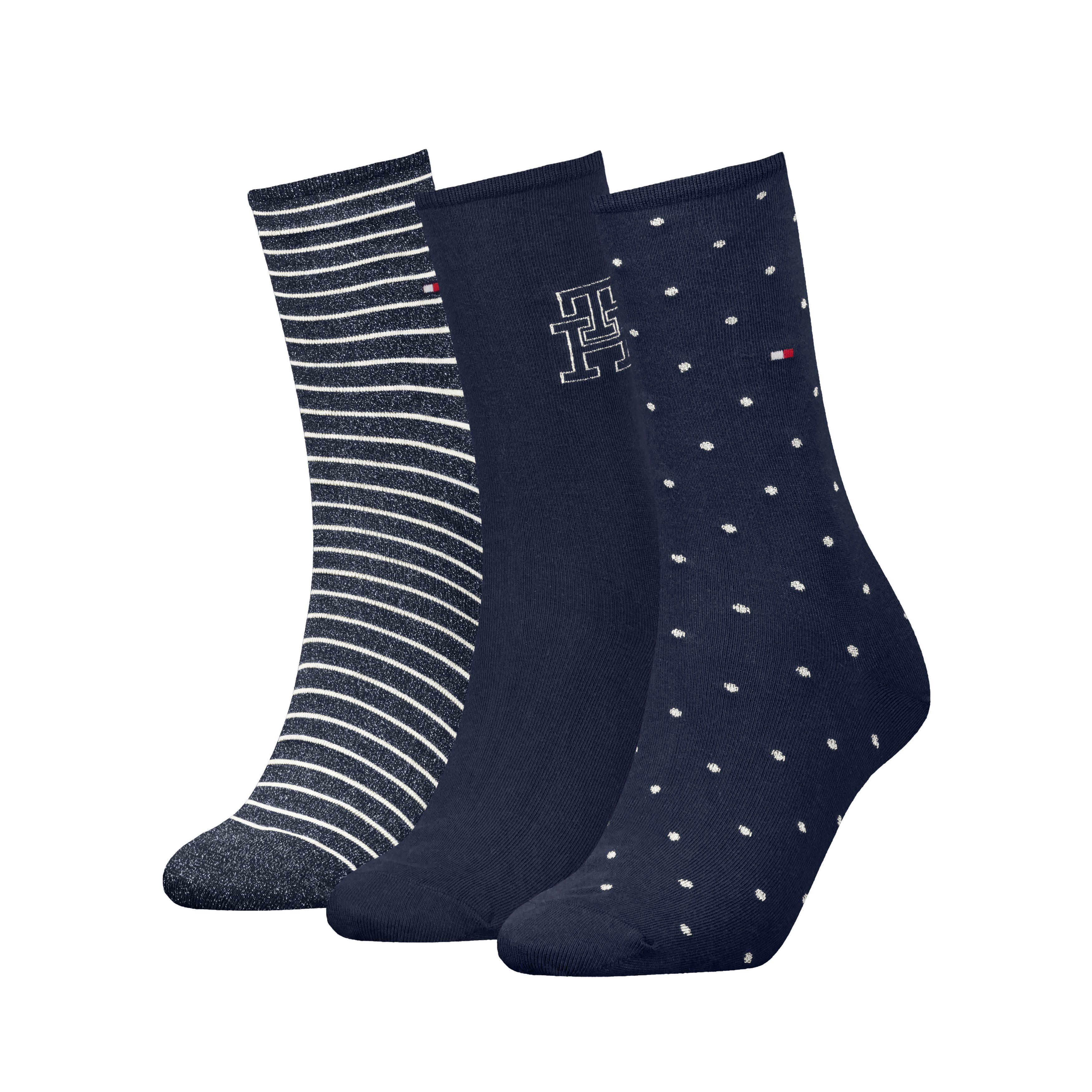 Tommy Hilfiger Socken TH WOMEN SOCK 3P GIFTBOX (3-Paar)