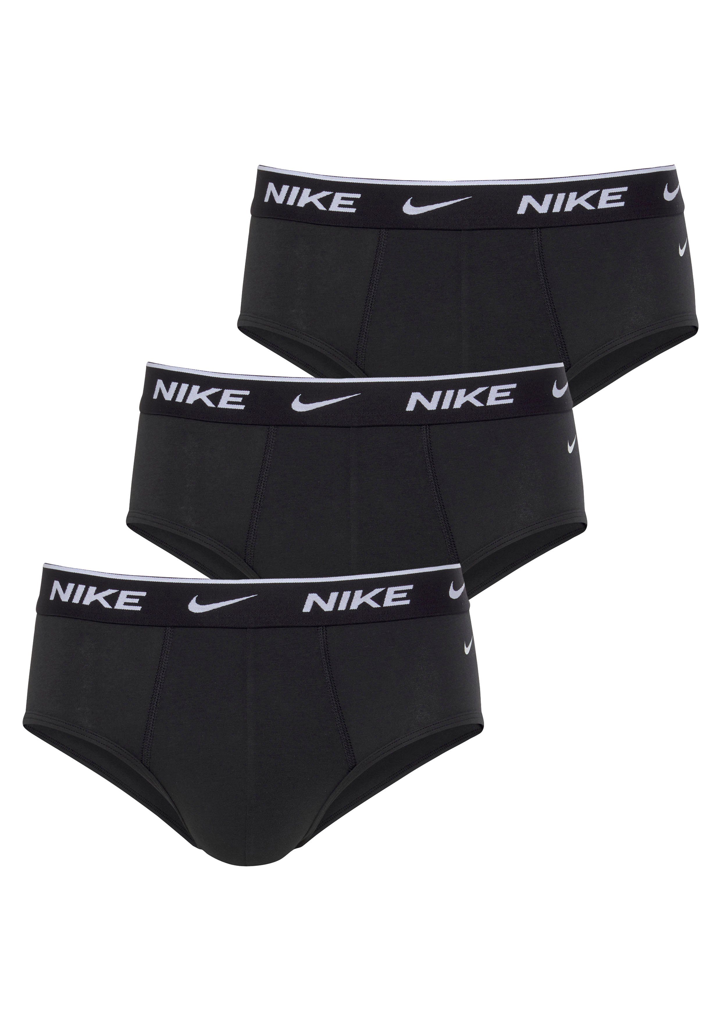 NIKE Underwear Slip BRIEF 3PK mit NIKE Logo-Elastikbund