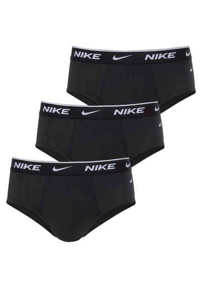 NIKE Underwear Slip BRIEF 3PK (Packung, 3-St., 3er) mit Logo-Elastikbund